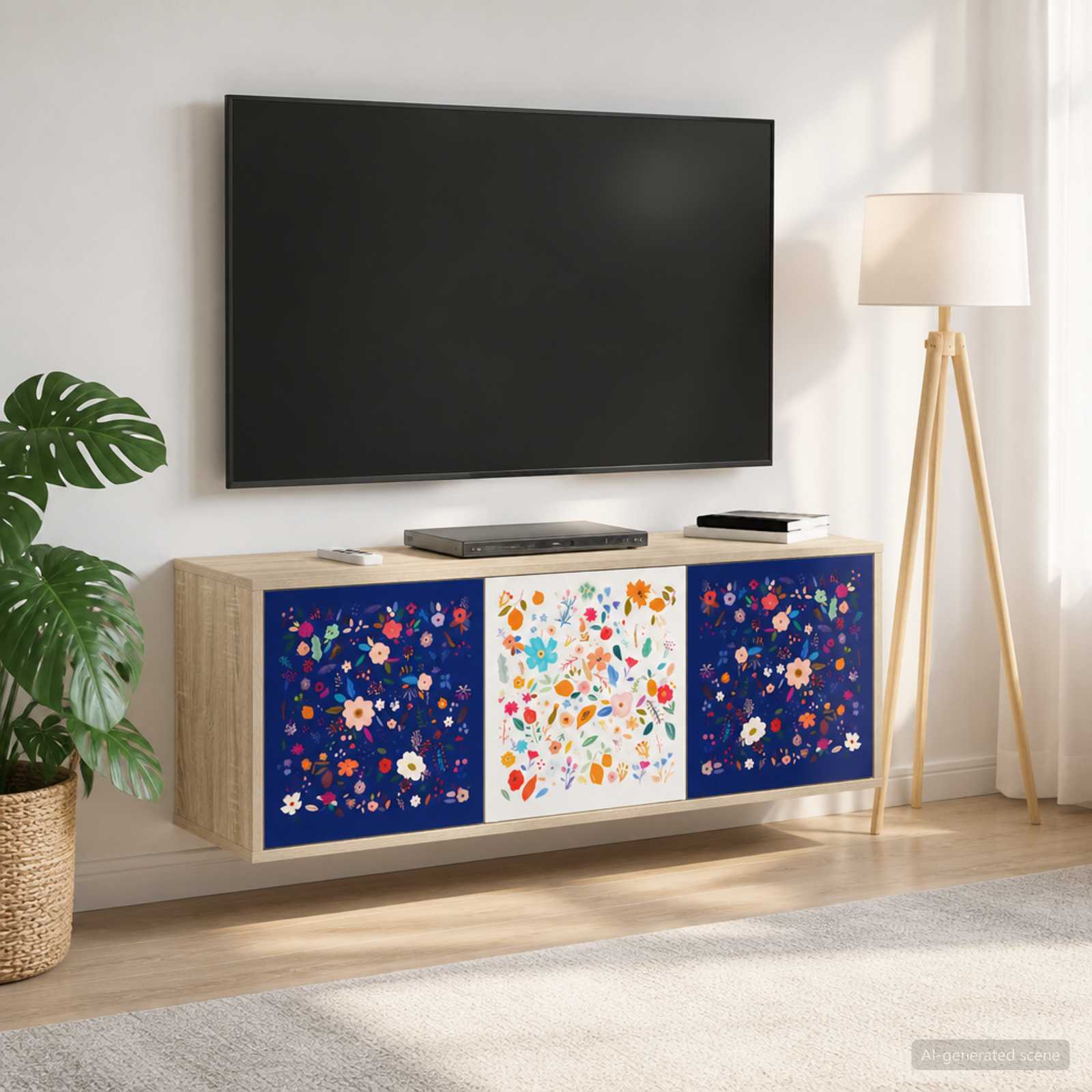 Sieninis televizoriaus stovas MAINZ 102 x 33 x 40 cm