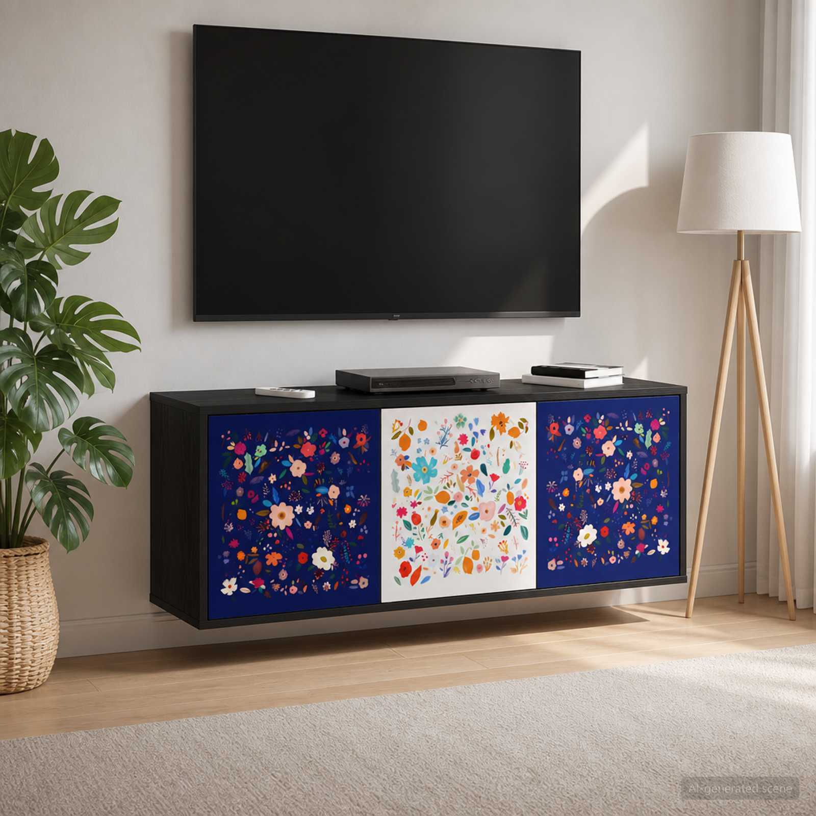 Sieninis televizoriaus stovas MAINZ 102 x 33 x 40 cm