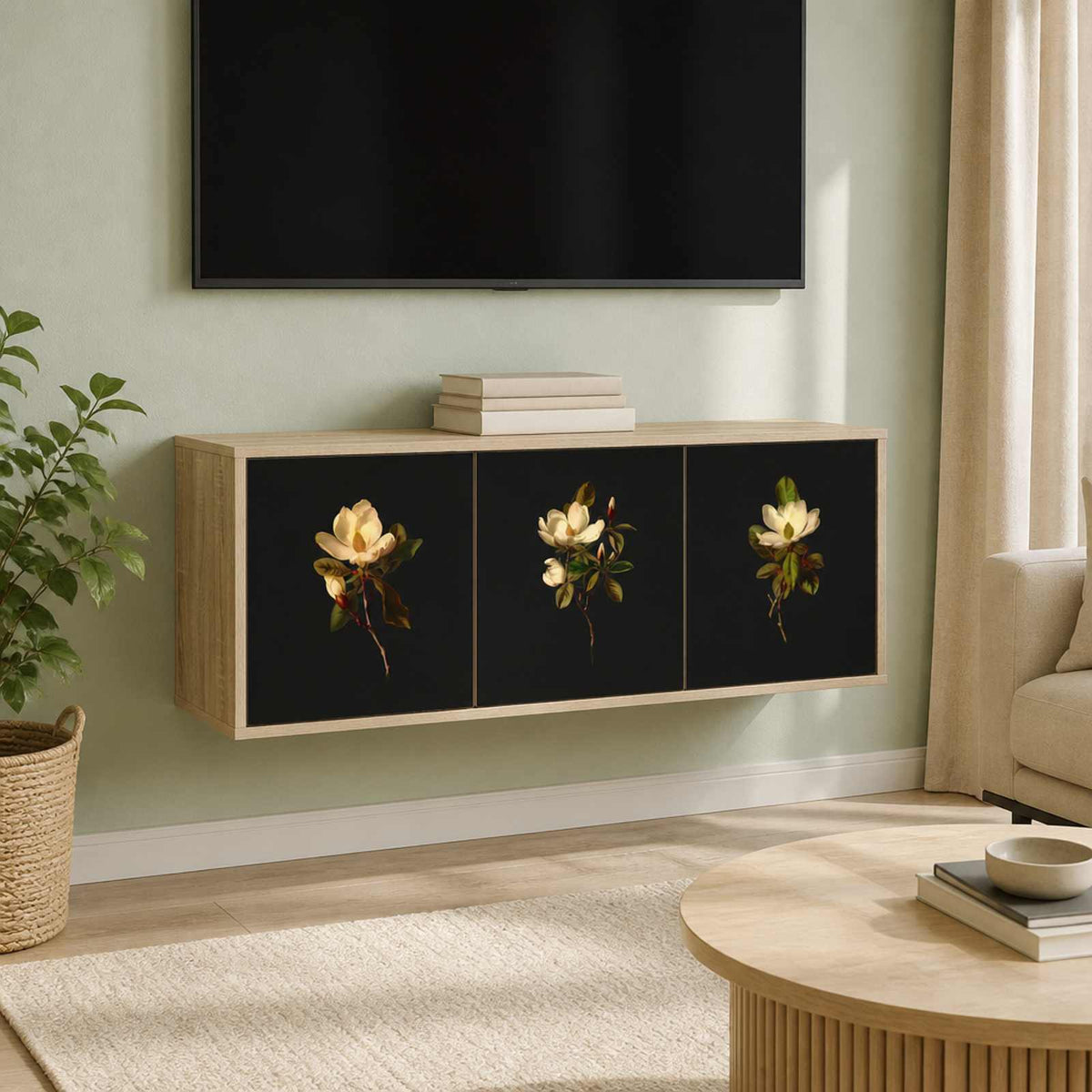 Sieninis televizoriaus stovas BREMEN 102 x 33 x 40 cm