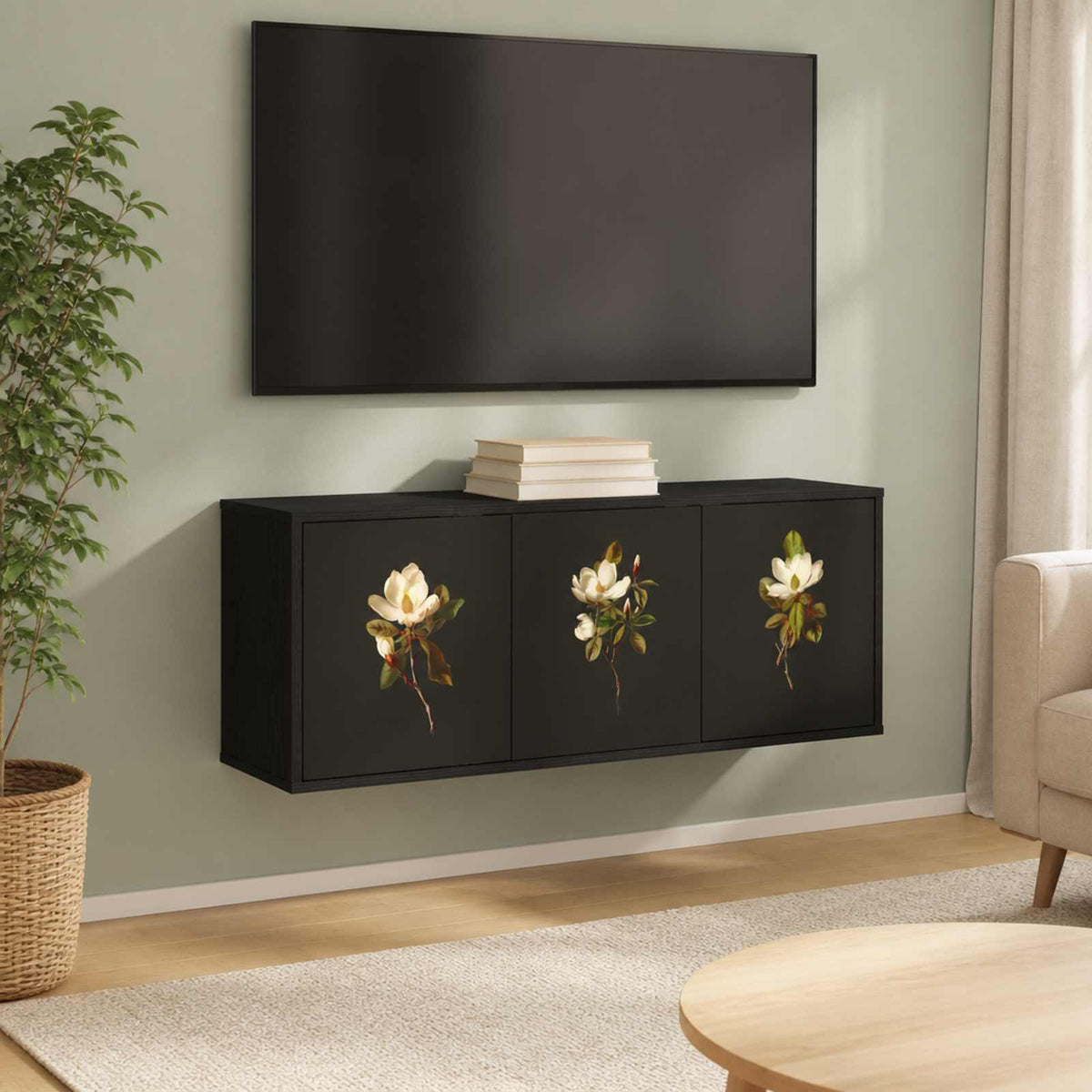 Sieninis televizoriaus stovas BREMEN 102 x 33 x 40 cm