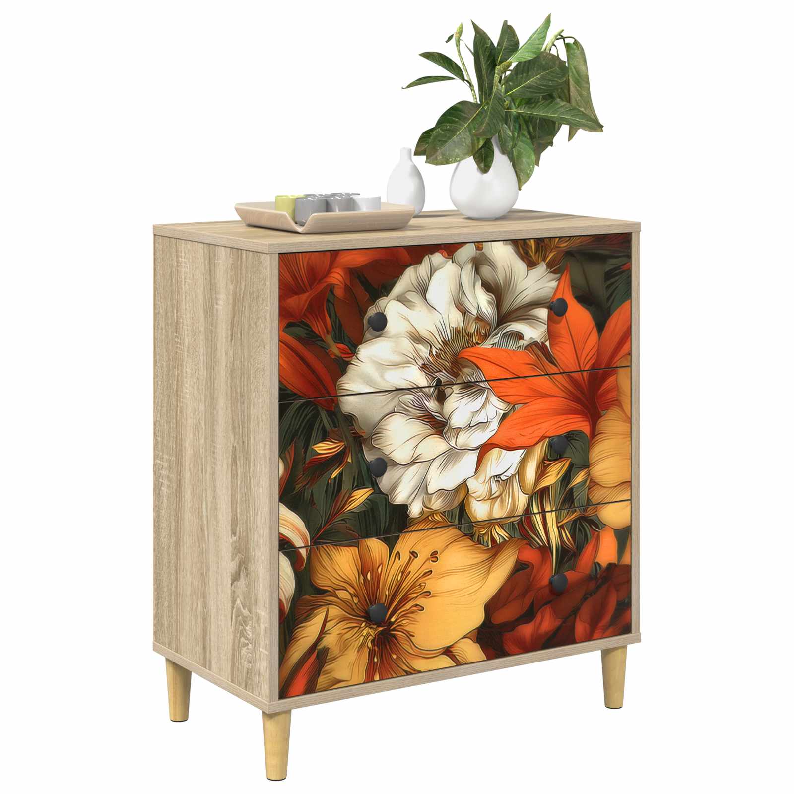 Ištraukalas spinta GENNEP Lazdynų raštas 66 x 36,5 x 75 cm