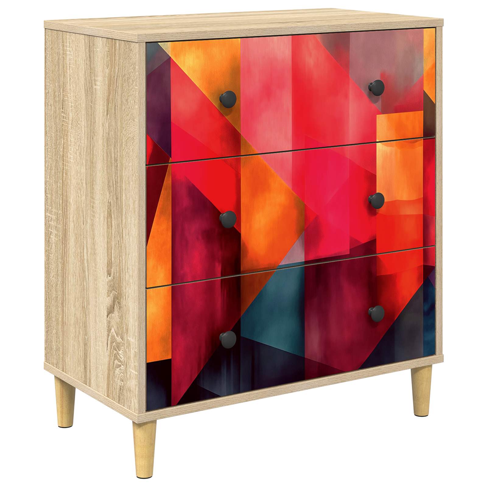 Ištraukalas spinta HEESCH Spalvų blokų raštas 66 x 36,5 x 75 cm