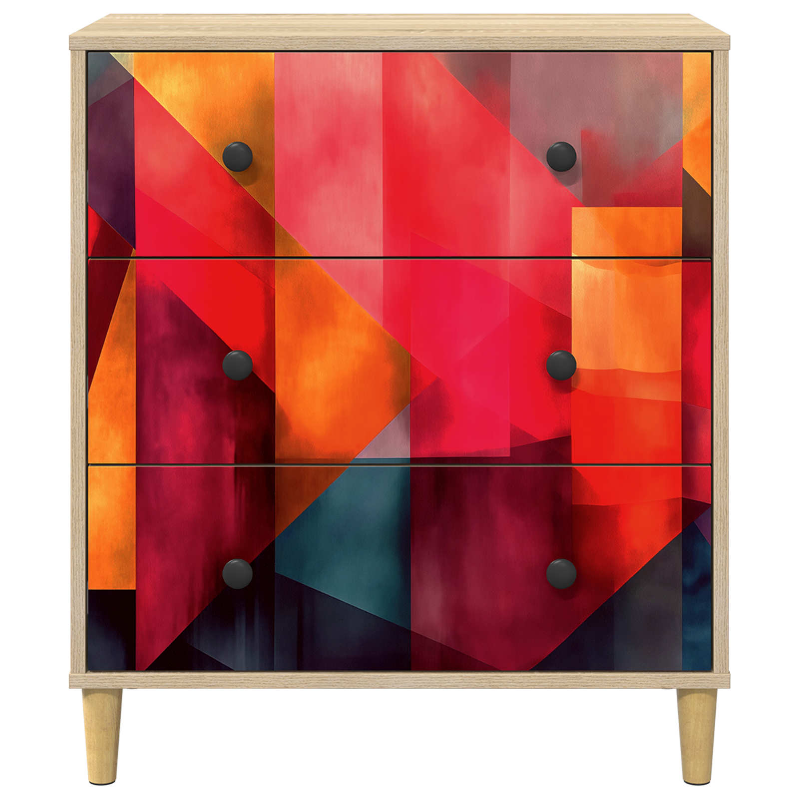 Ištraukalas spinta HEESCH Spalvų blokų raštas 66 x 36,5 x 75 cm