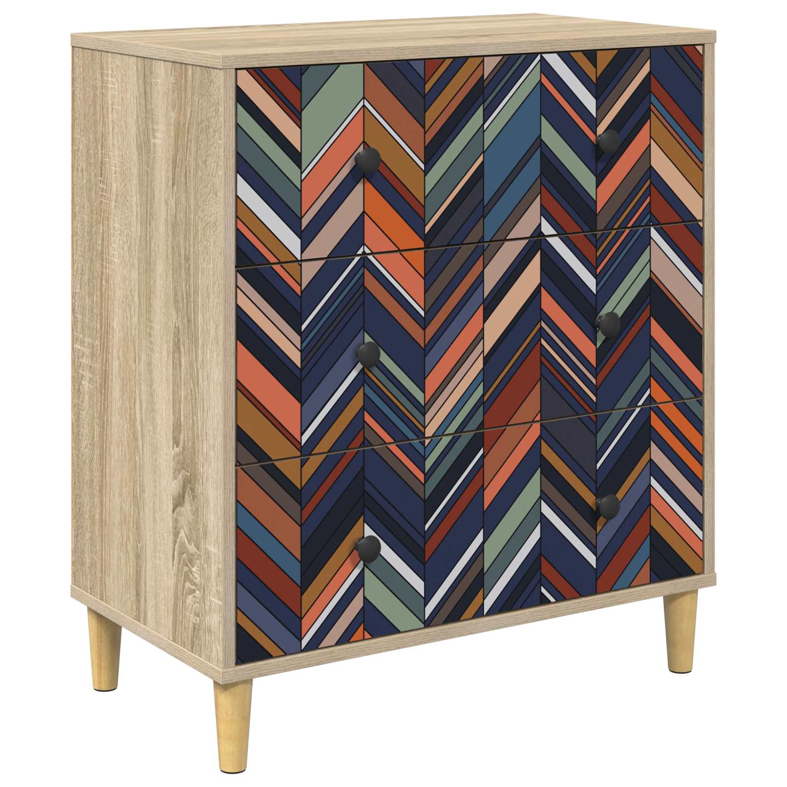 Ištraukalas spinta OMMEN Geometrinis raštas 66 x 36,5 x 75 cm