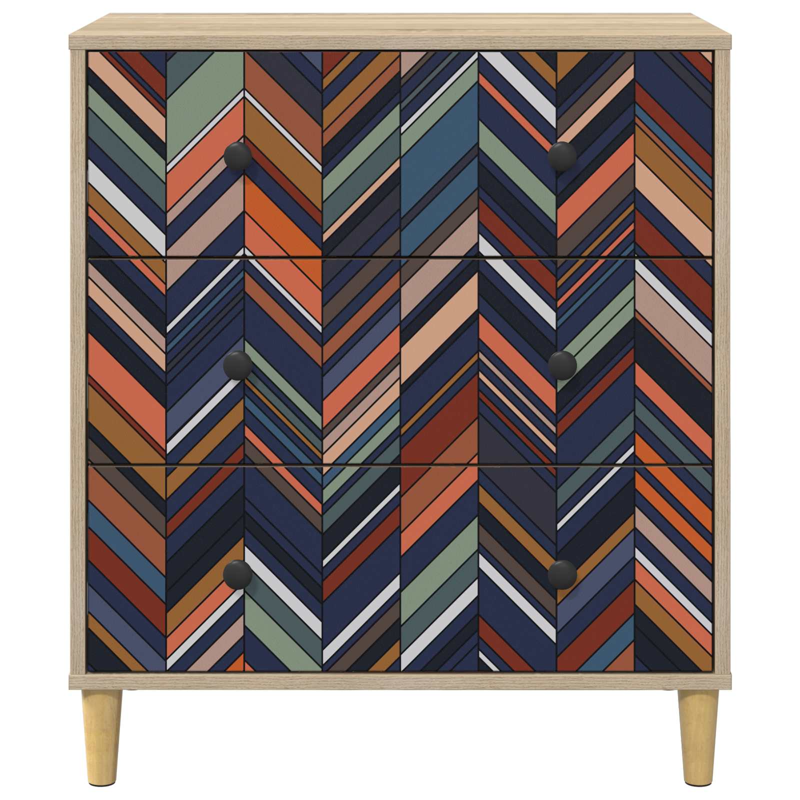 Ištraukalas spinta OMMEN Geometrinis raštas 66 x 36,5 x 75 cm