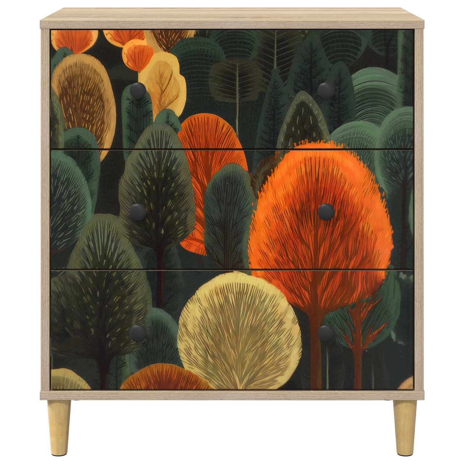 Ištraukalas spinta ZAANDAM Miško raštas 66 x 36,5 x 75 cm