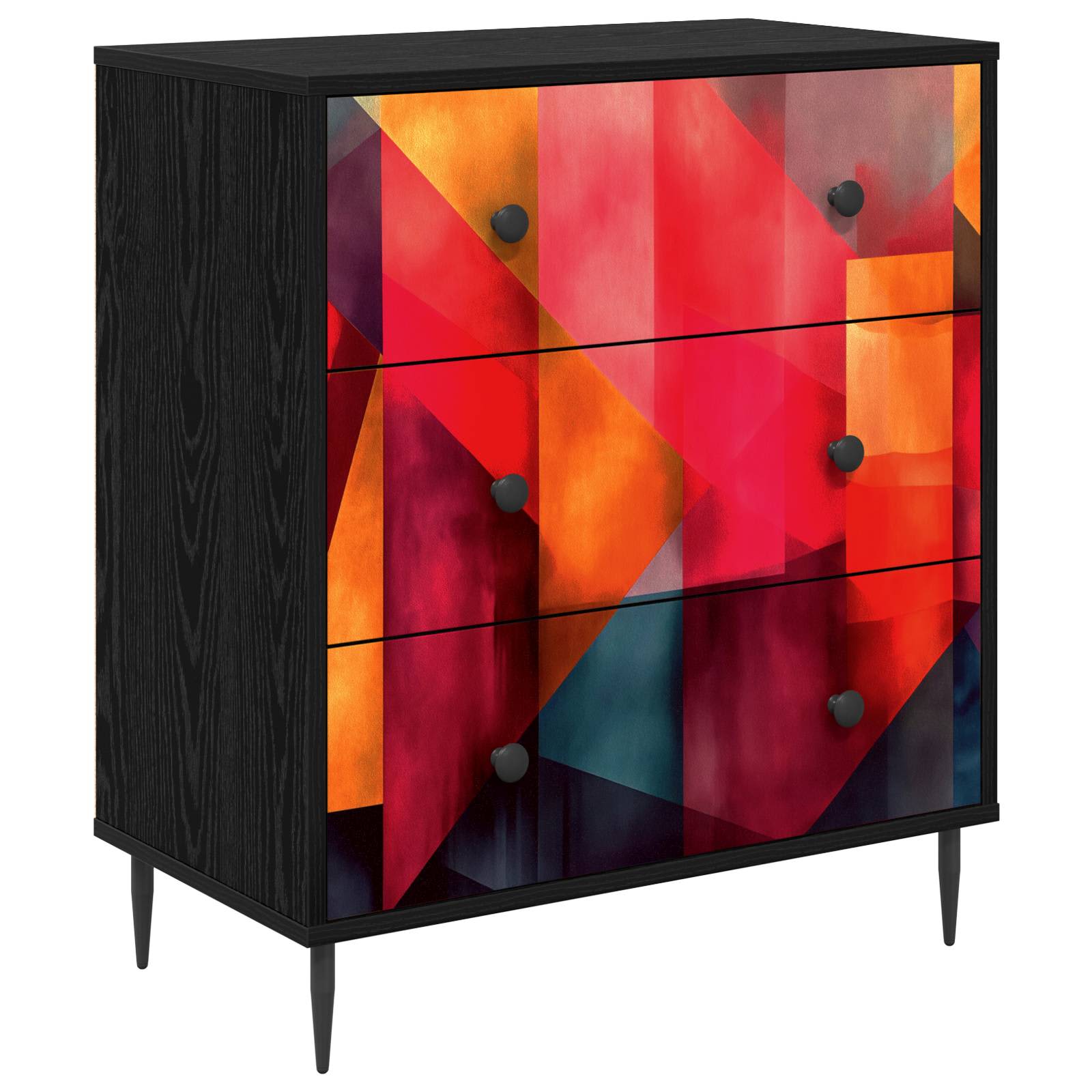 Ištraukalas spinta HEESCH Spalvų blokų raštas 66 x 36,5 x 76 cm