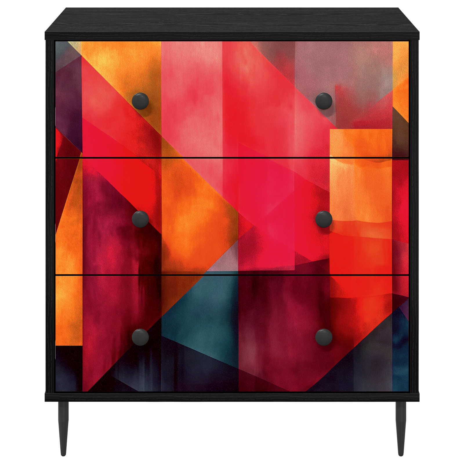 Ištraukalas spinta HEESCH Spalvų blokų raštas 66 x 36,5 x 76 cm