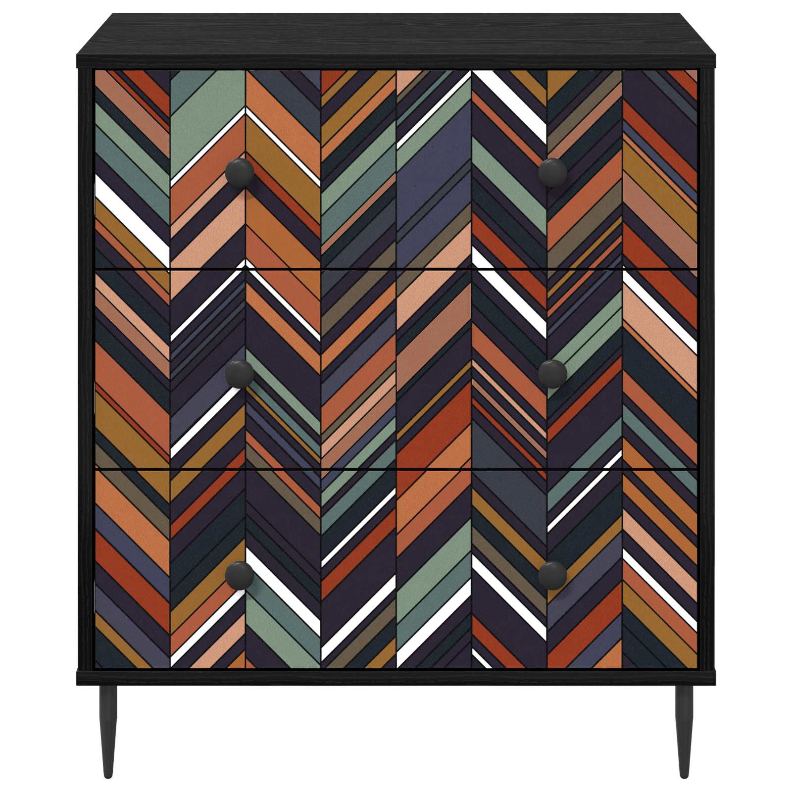 Ištraukalas spinta OMMEN Geometrinis raštas 66 x 36,5 x 76 cm
