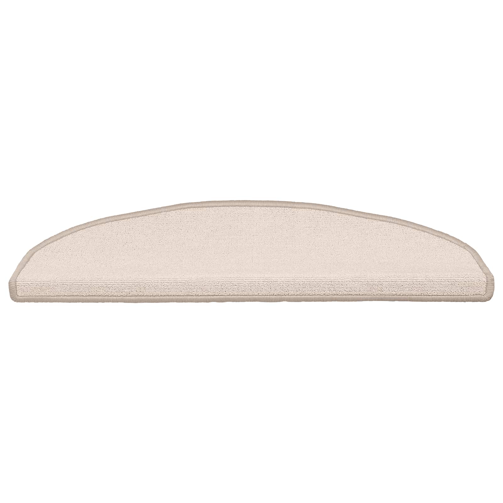 Savaime prilipantys laiptų kilimėliai Pusapvalis 15 pcs Taupe