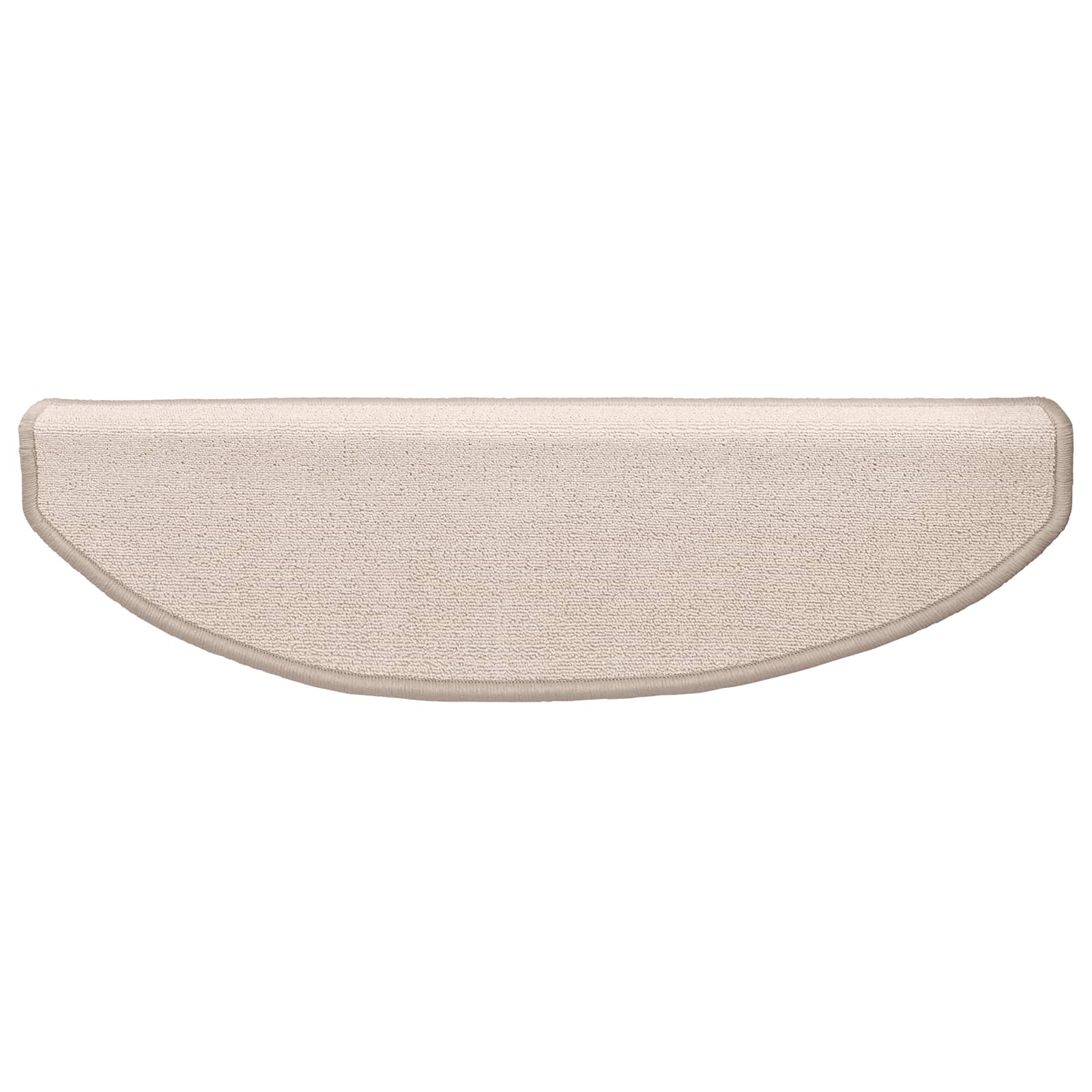 Savaime prilipantys laiptų kilimėliai Pusapvalis 15 pcs Taupe