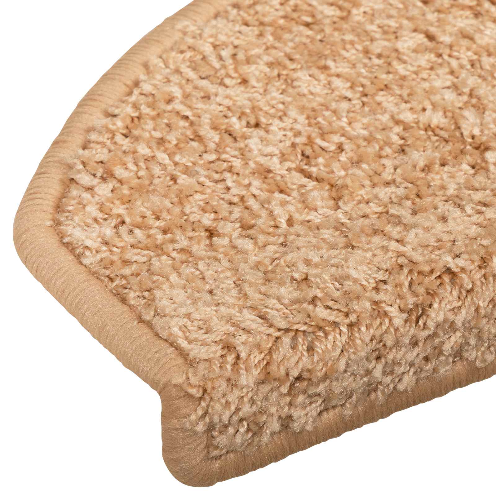 Savaime prilipantys laiptų kilimėliai Pusapvalis 15 pcs Auksinė