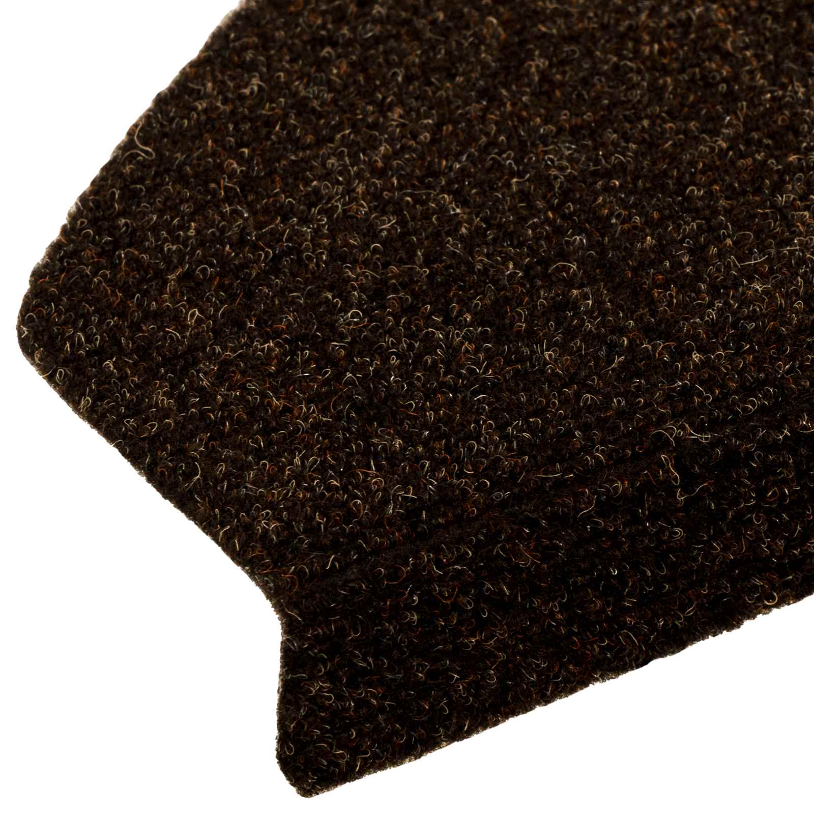 Savaime prilipantys laiptų kilimėliai Pusapvalis 15 pcs Ruda