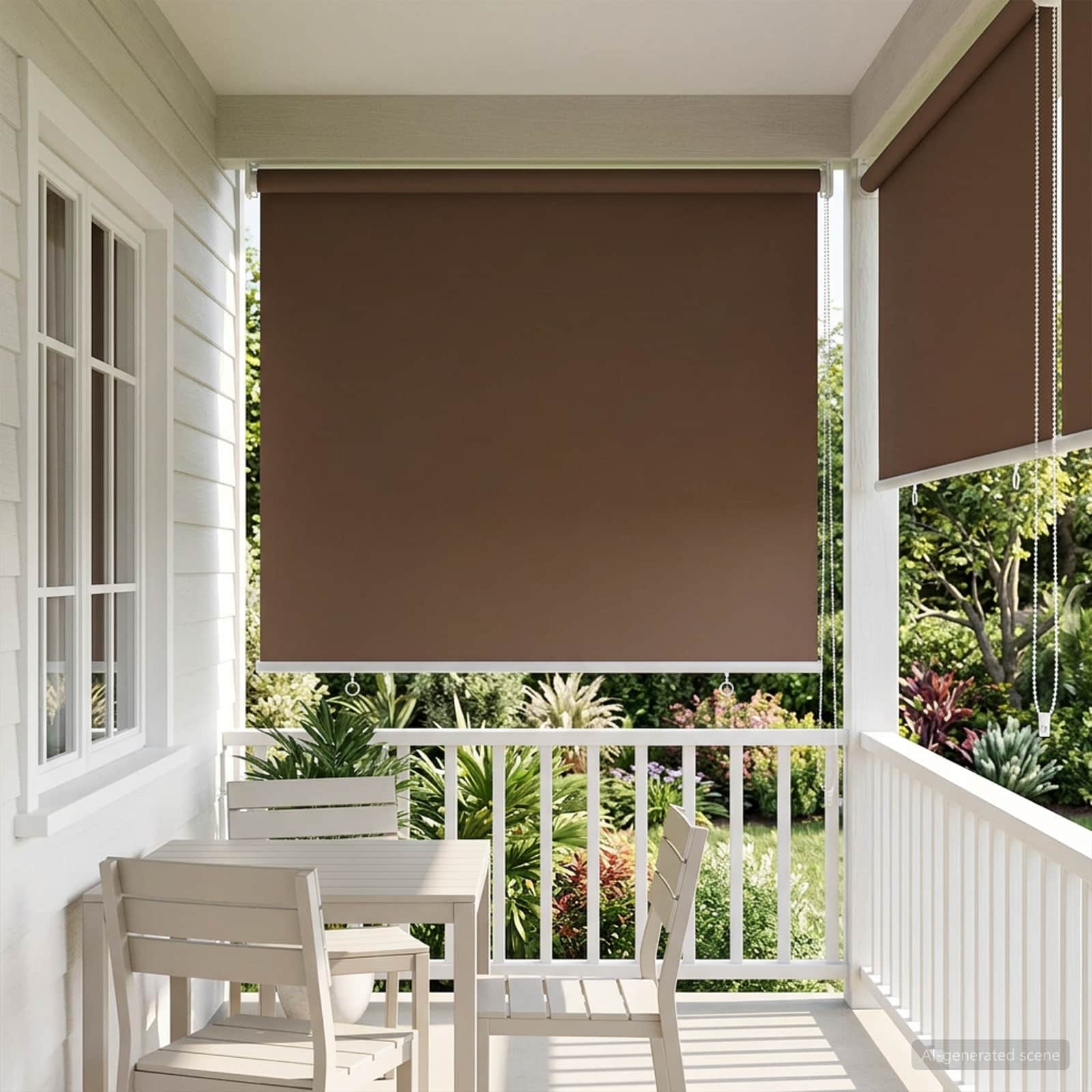 Ritininė užuolaida UV apsaugai Taupe 60 x 140 cm Poliesteris