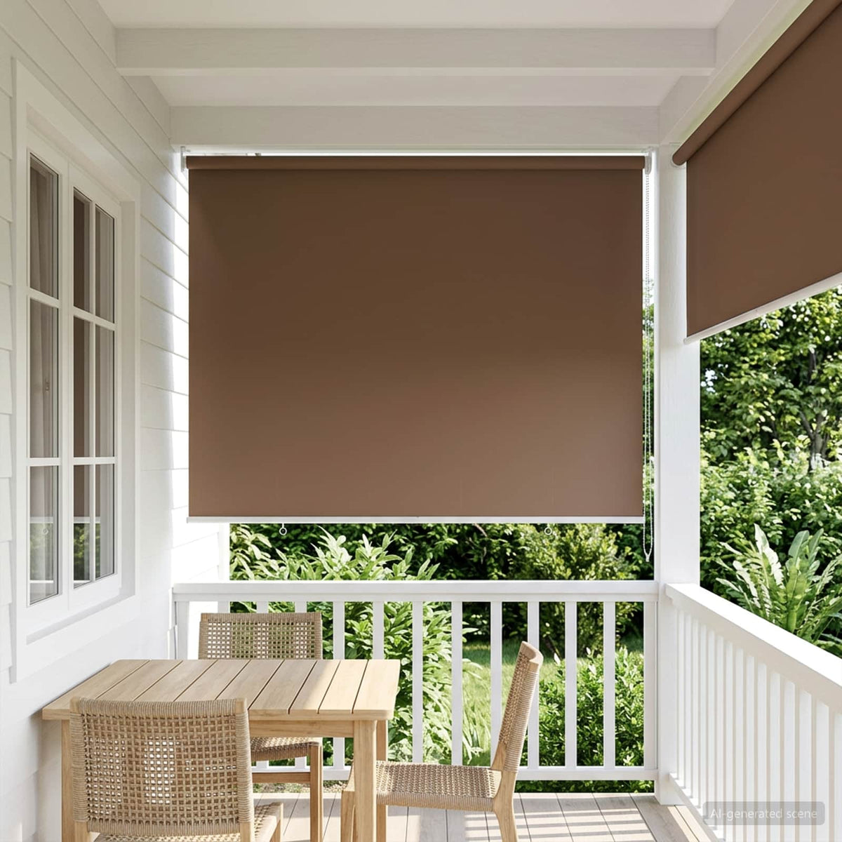 Lauko ritininė žaliuzė UV apsaugai Taupe 100 x 230 cm (P x A)