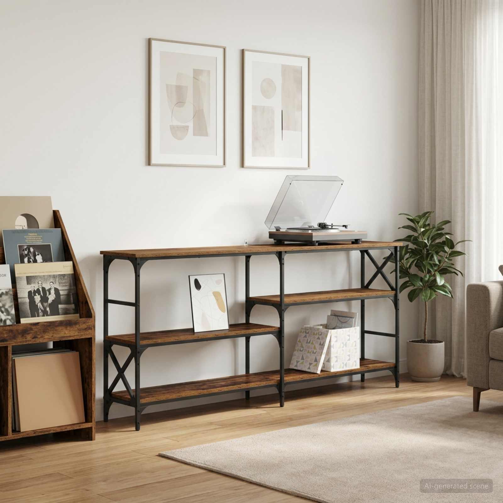 Konsolinis stalas metalinis PB