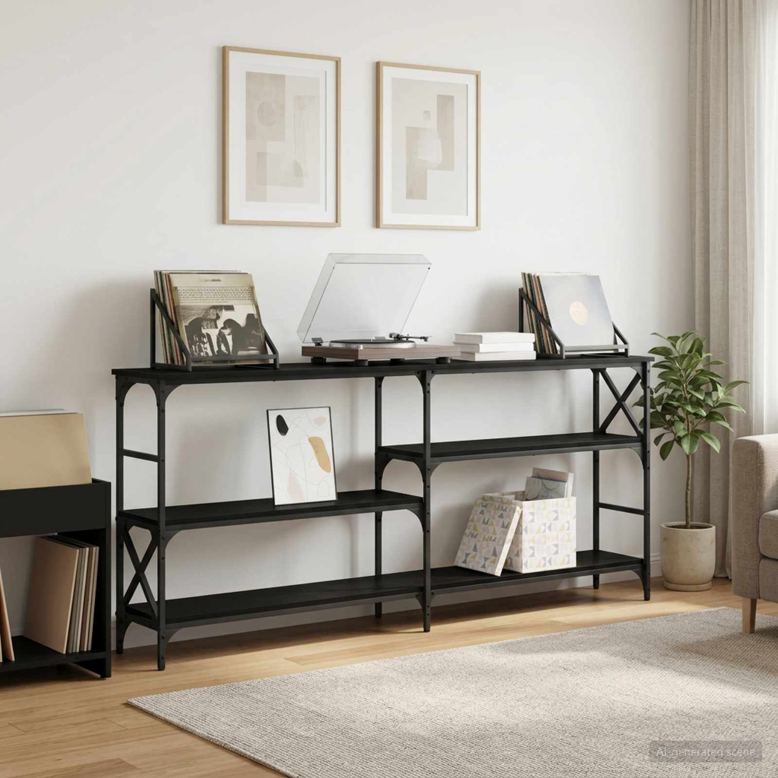 Konsolinis stalas metalinis PB