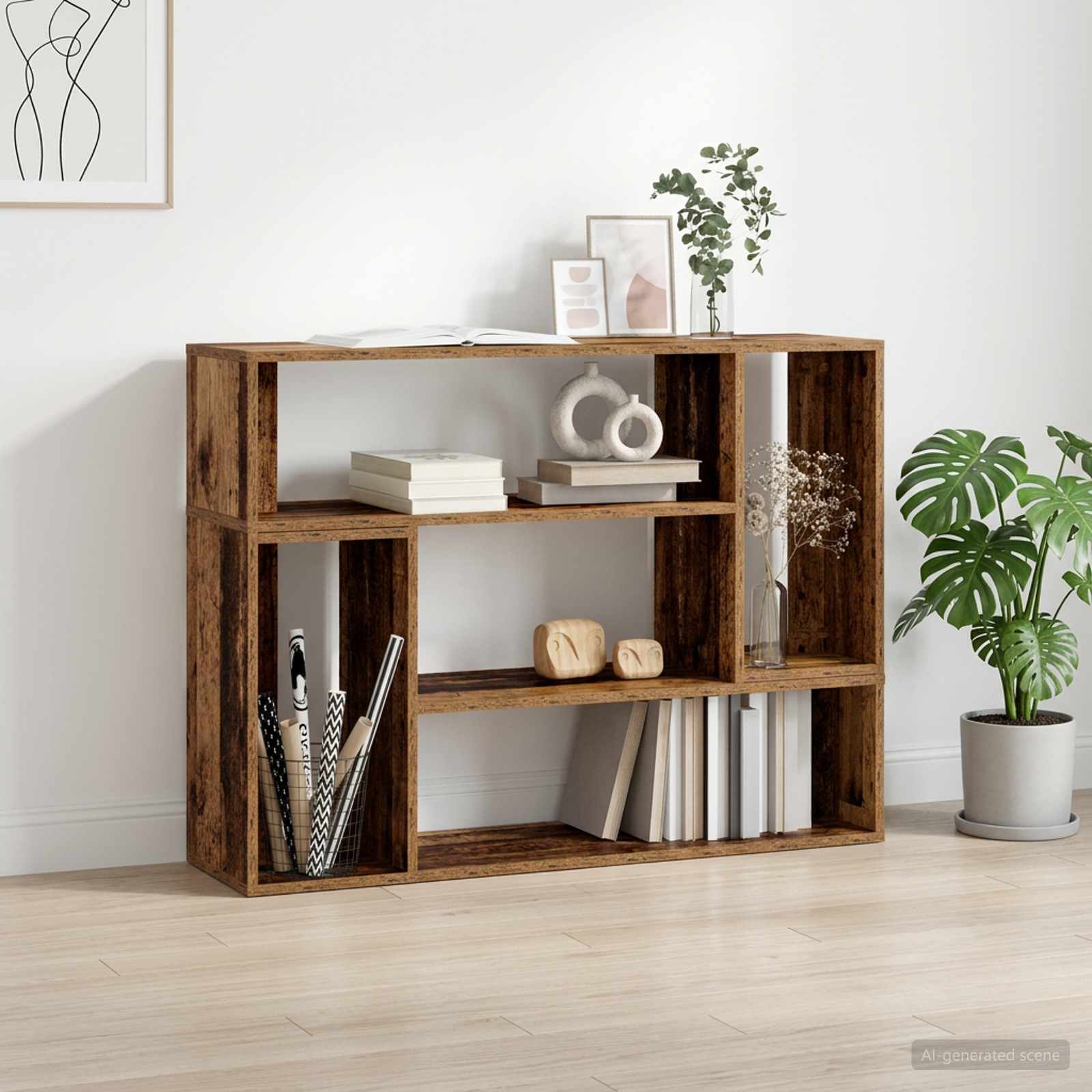 Televizoriaus spintelė 100 x 30 x 50 cm Sendintos medienos