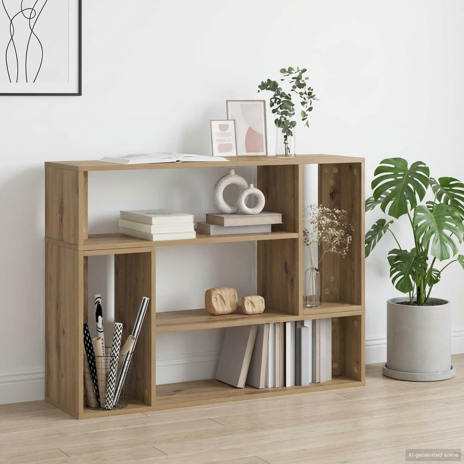 Televizoriaus spintelė 100 x 30 x 50 cm Artisano ąžuolo