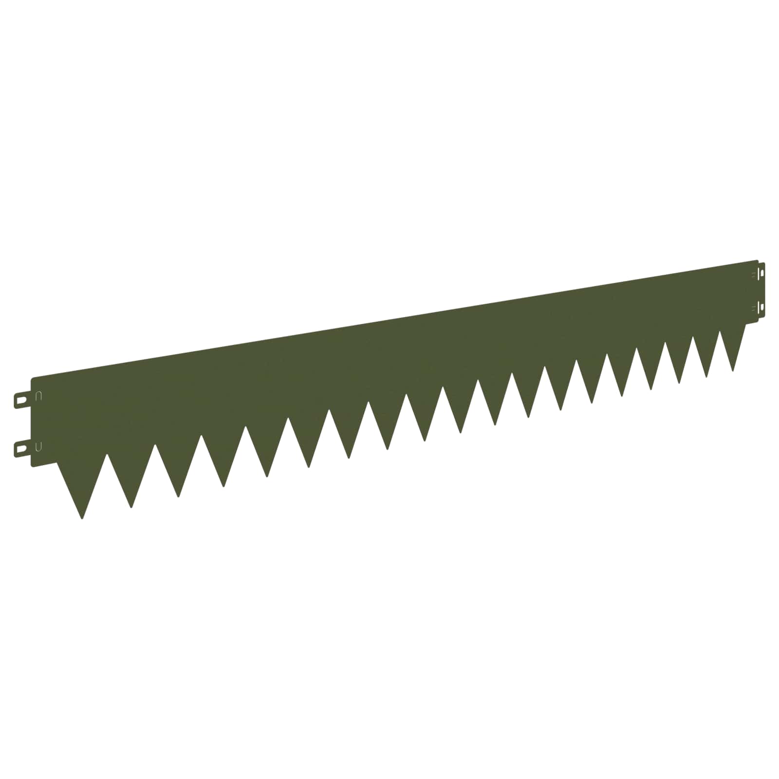 Vejo kraštas 50 pcs 103 x 15 cm metalas Alyvuogių žalia