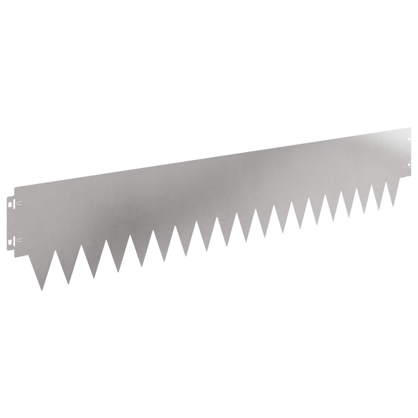 Vejo kraštas 10 pcs 103 x 20 cm metalas Sidabrinė