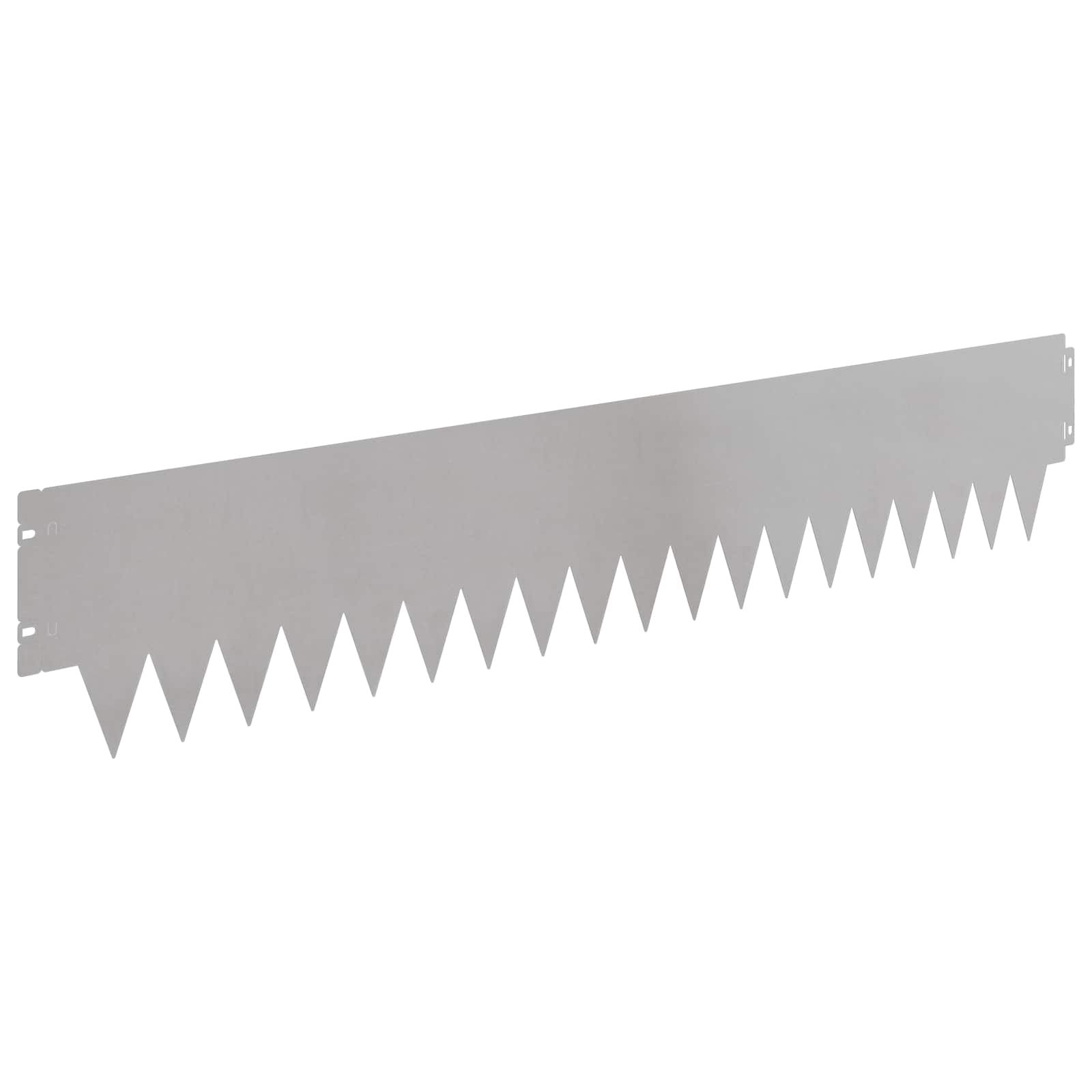 Vejo kraštas 20 pcs 103 x 20 cm metalas Sidabrinė