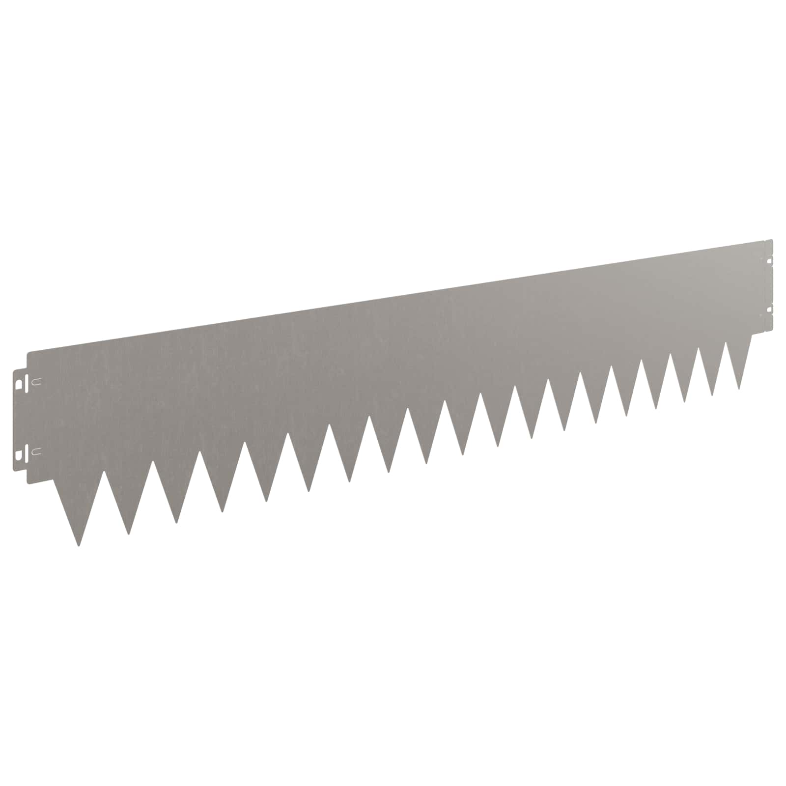 Vejo kraštas 10 pcs 103 x 20 cm metalas Rūdijanti