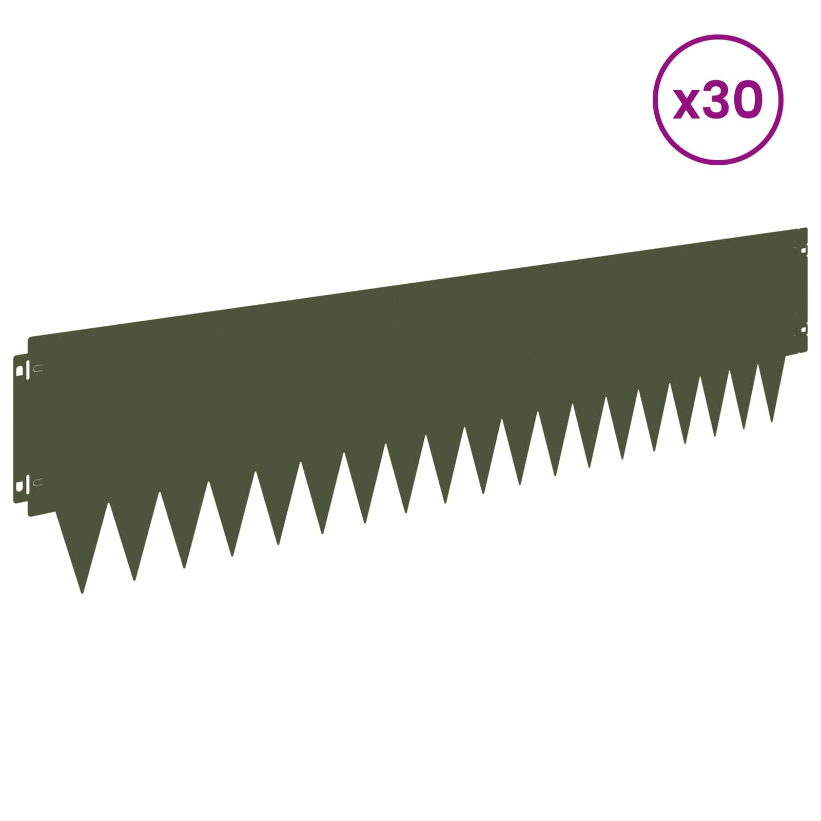 Vejo kraštas 30 pcs metalas