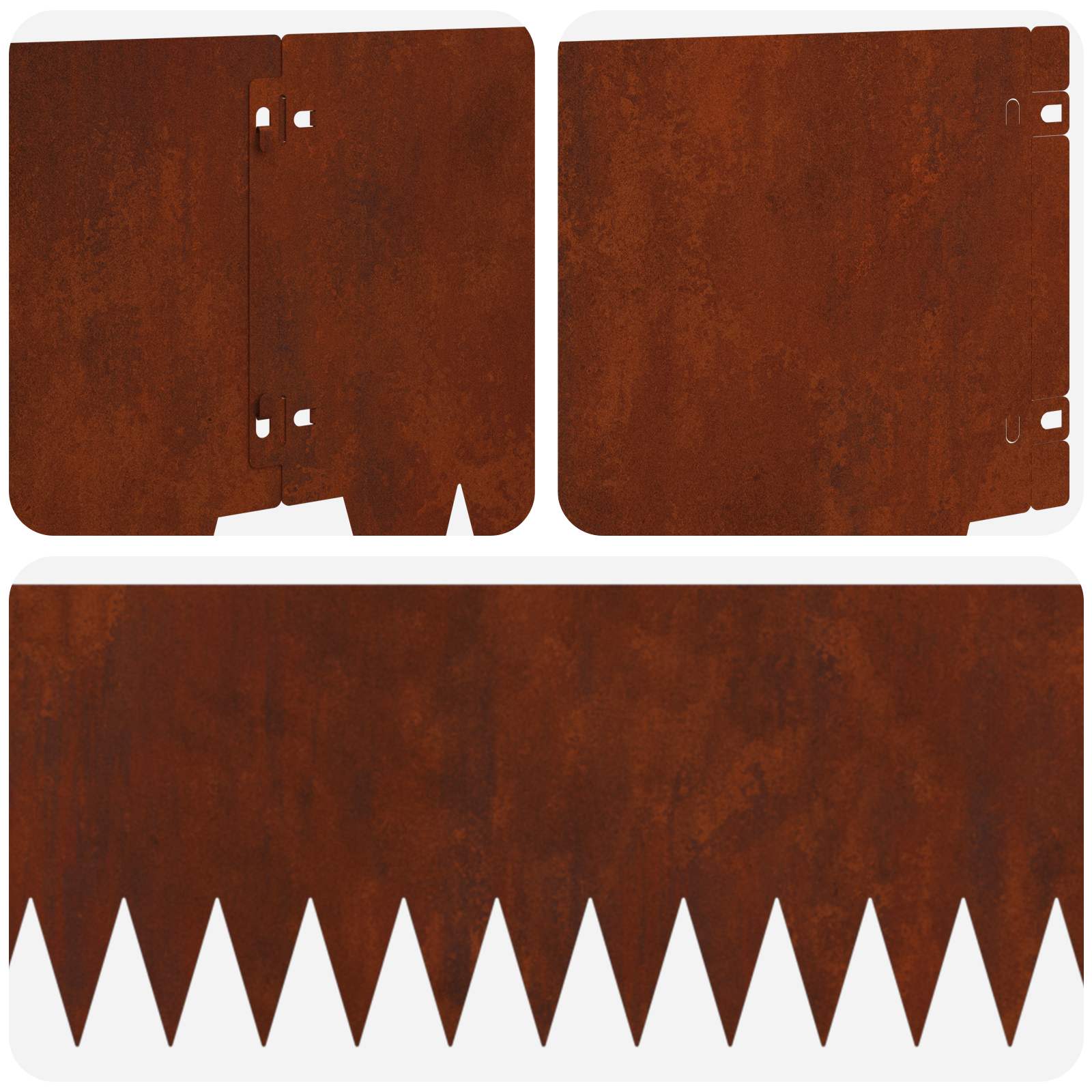 Vejo kraštas 20 pcs metalas