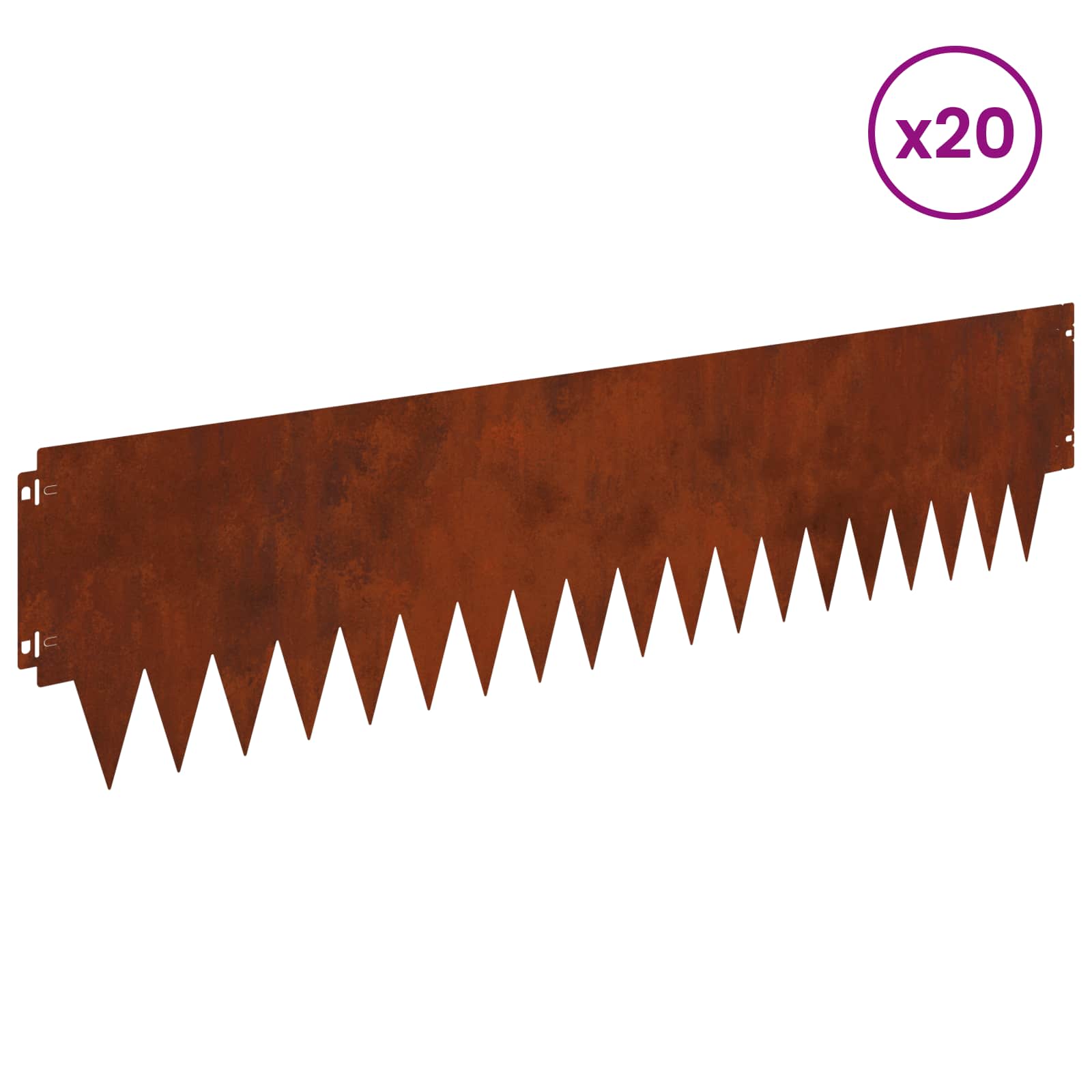 Vejo kraštas 20 pcs metalas