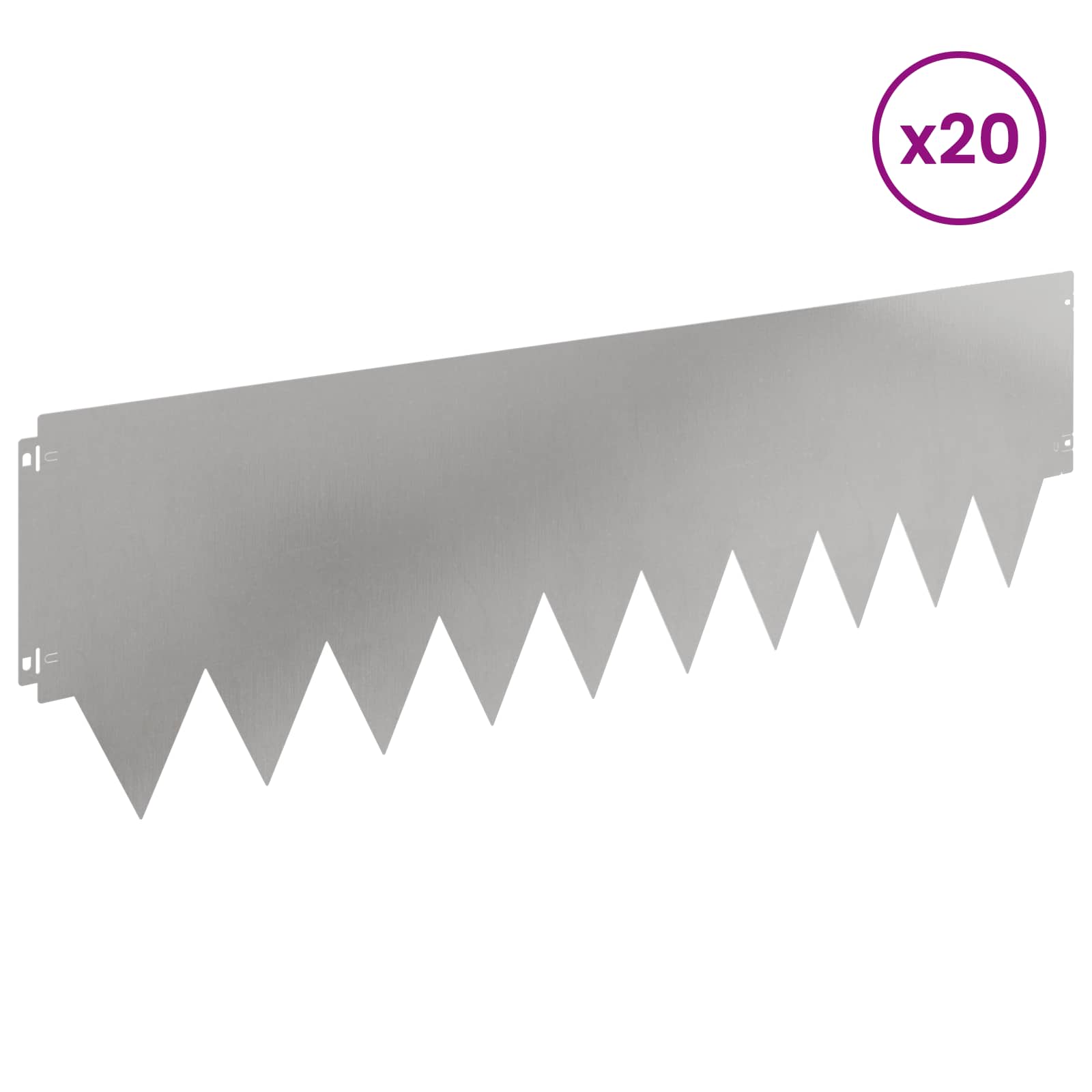 Vejo kraštas 20 pcs metalas