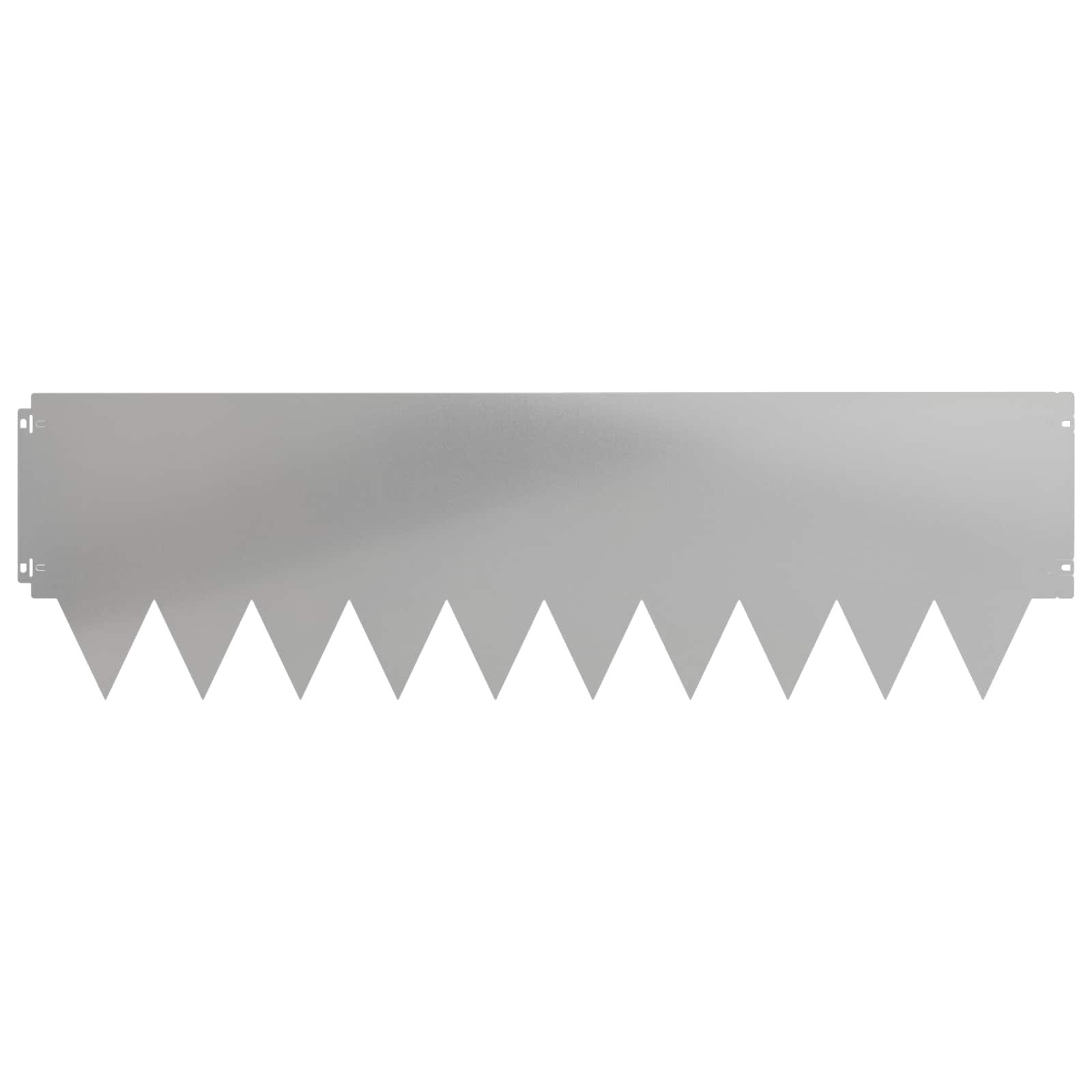 Vejo kraštas 10 pcs 103 x 30 cm metalas Sidabrinė