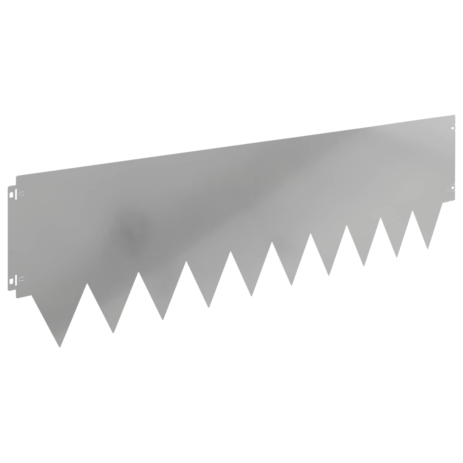 Vejo kraštas 20 pcs 103 x 30 cm metalas Sidabrinė