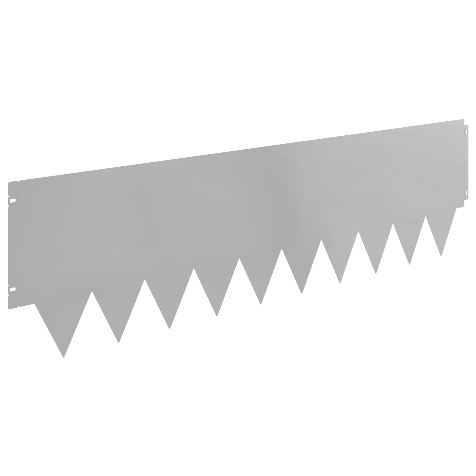 Vejo kraštas 20 pcs 103 x 30 cm metalas Sidabrinė