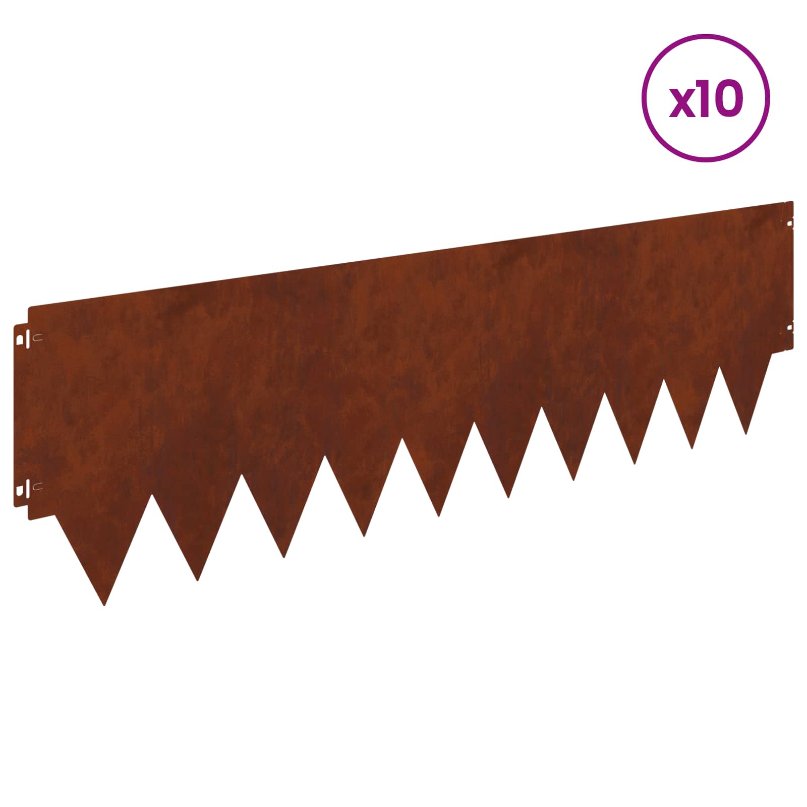 Vejo kraštas 10 pcs metalas