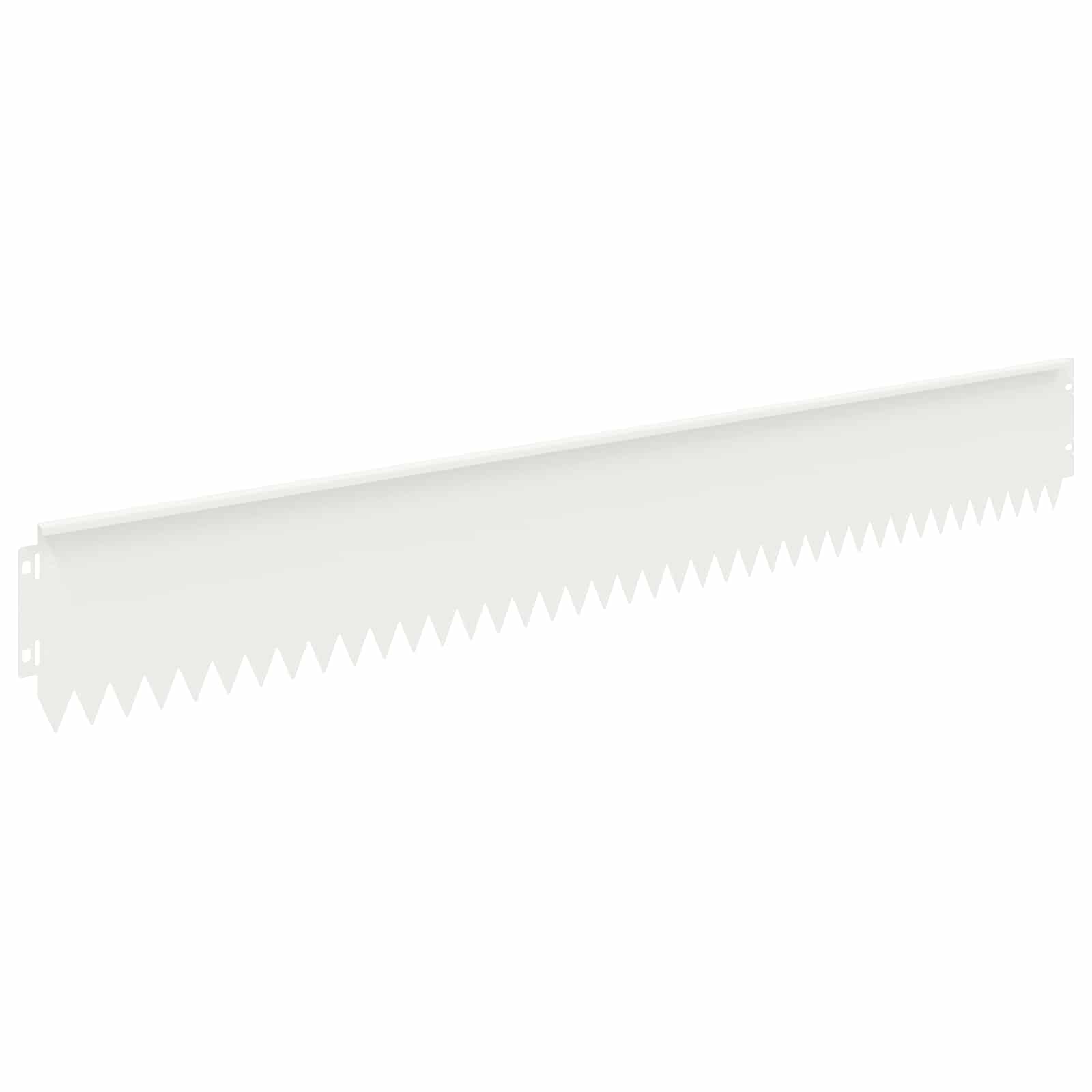 Vejo kraštas 10 pcs 103 x 15 cm Plienas Balta
