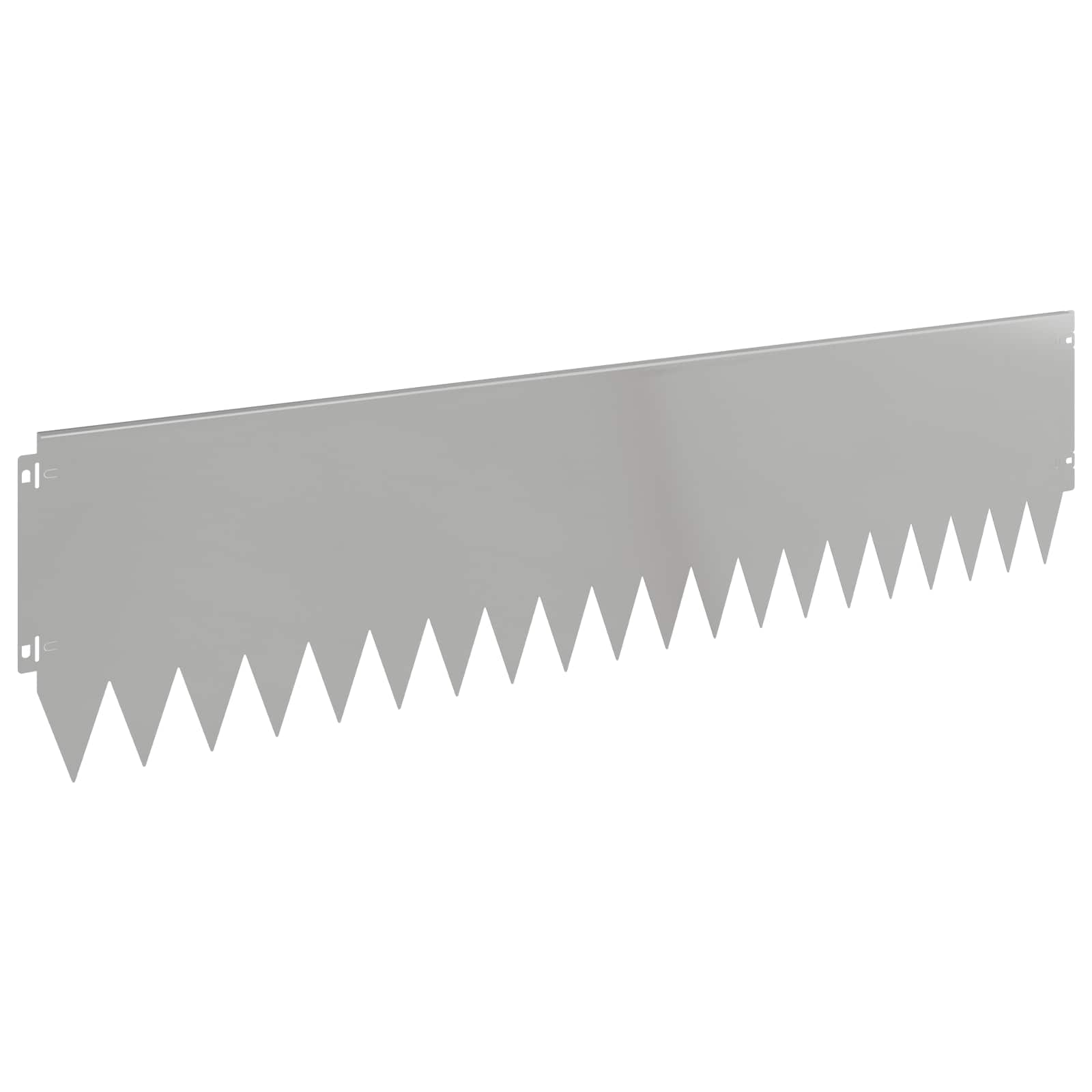 Vejo kraštas 20 pcs 103 x 25 cm Plienas Sidabrinė