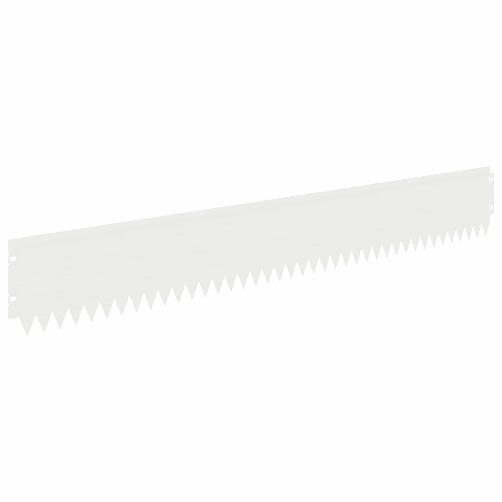 Vejo kraštas 10 pcs 103 x 15 cm Plienas Balta
