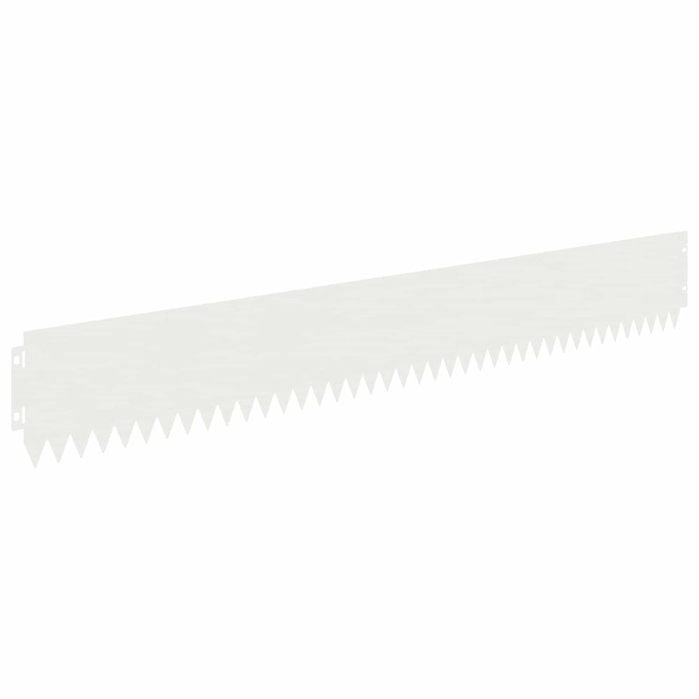 Vejo kraštas 30 pcs 103 x 15 cm Plienas Balta