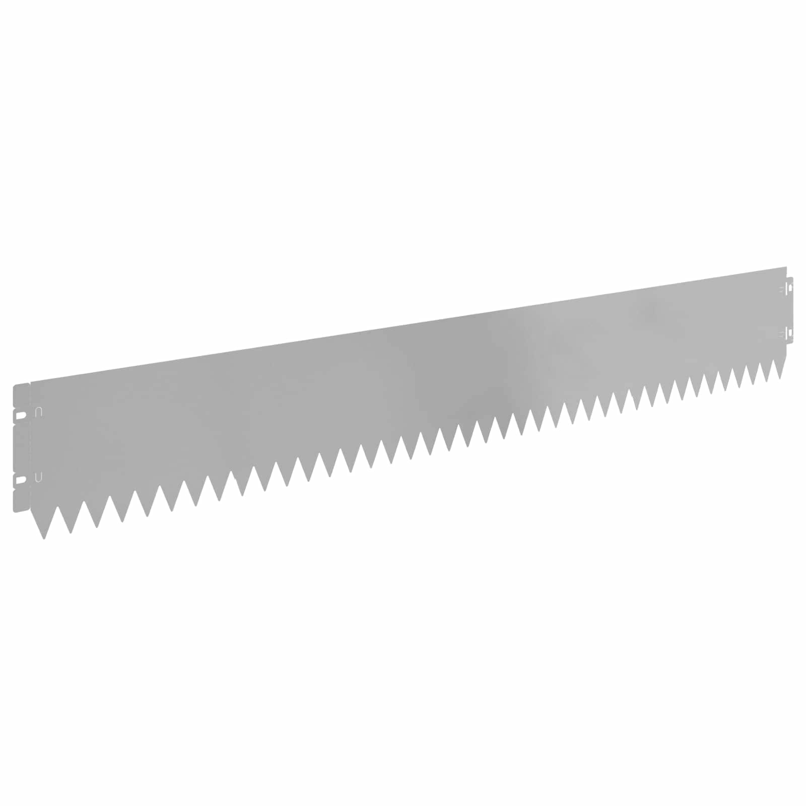 Vejo kraštas 20 pcs 103 x 15 cm Plienas Sidabrinė