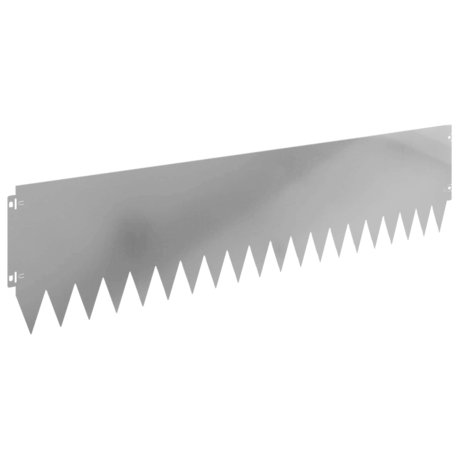 Vejo kraštas 10 pcs 103 x 25 cm Plienas Sidabrinė