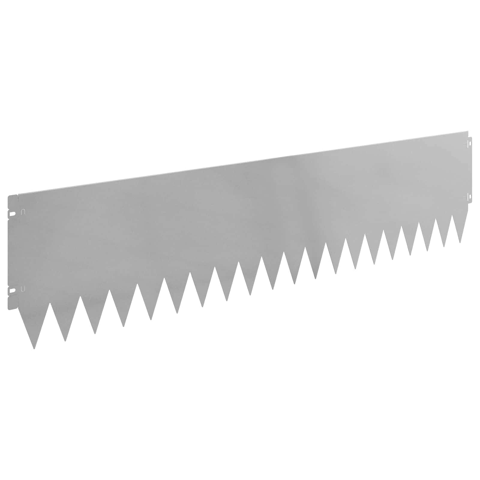 Vejo kraštas 10 pcs 103 x 25 cm Plienas Sidabrinė