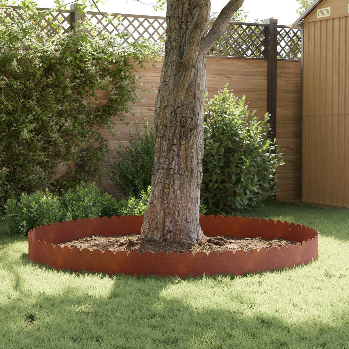 Vejo kraštas 30 pcs 103 x 25 cm Plienas Rūdijanti