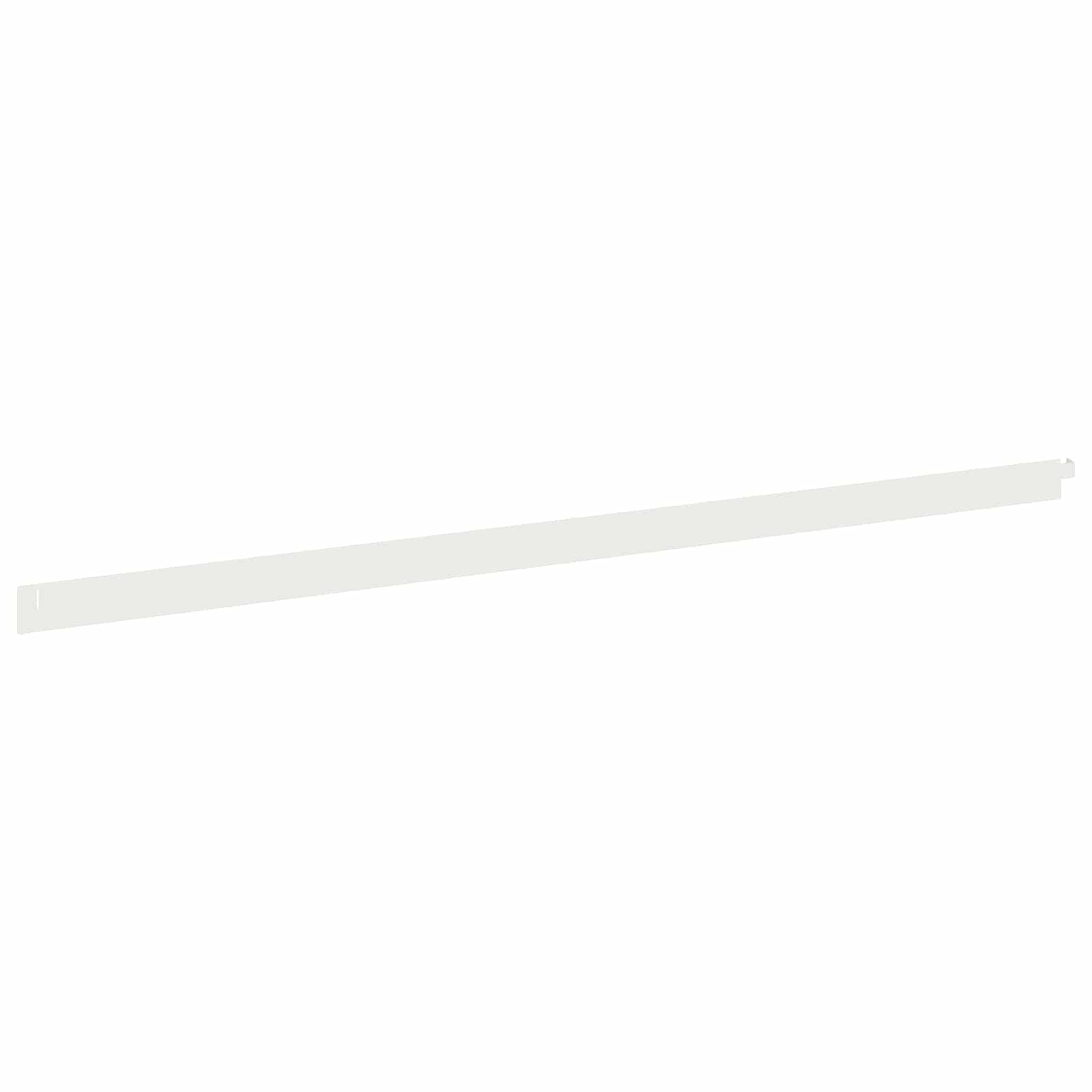 Vejo kraštas 10 pcs 102 x 4 x 4 cm Plienas Balta