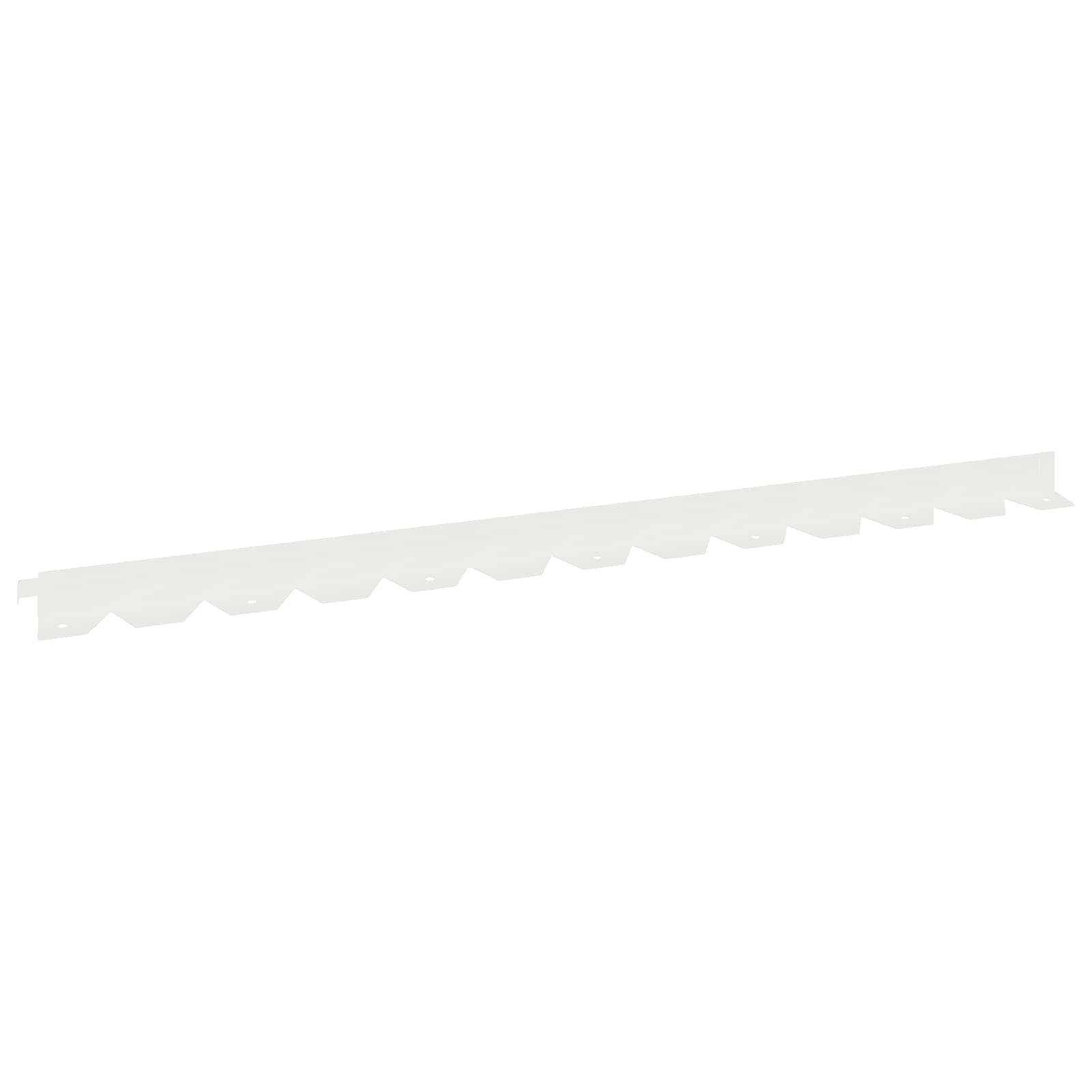 Vejo kraštas 50 pcs 102 x 4 x 4 cm Plienas Balta