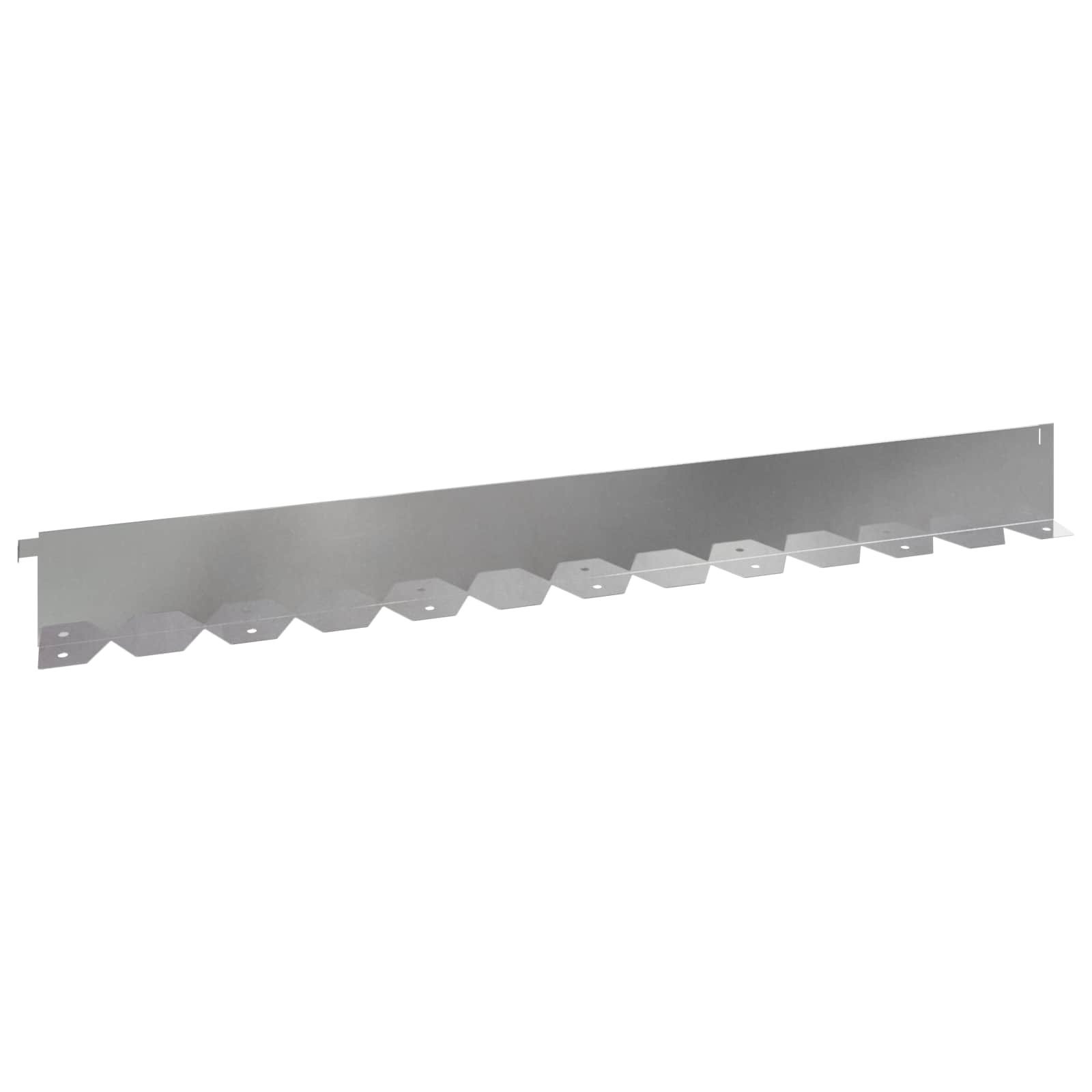 Vejo kraštas 20 pcs 102 x 10 x 4 cm Plienas Sidabrinė