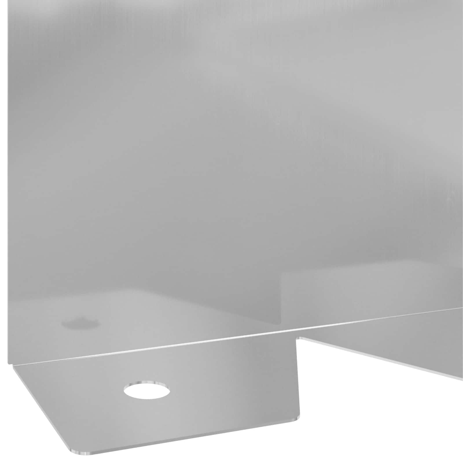 Vejo kraštas 30 pcs 102 x 10 x 4 cm Plienas Sidabrinė