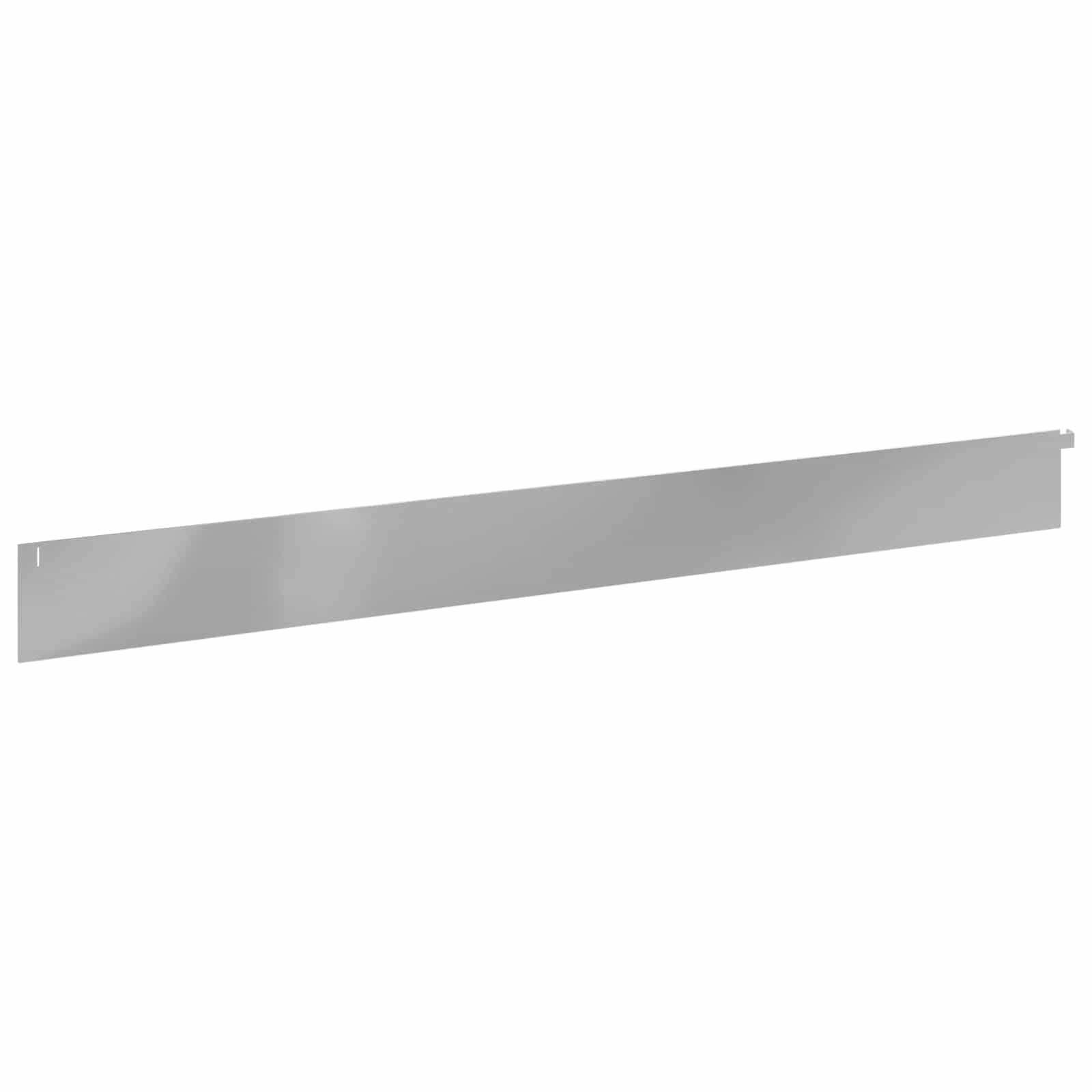 Vejo kraštas 30 pcs 102 x 10 x 4 cm Plienas Sidabrinė