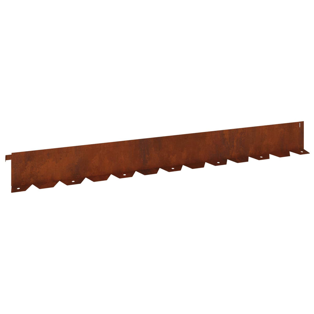 Vejo kraštas 10 pcs 102 x 10 x 4 cm Plienas Rūdijanti