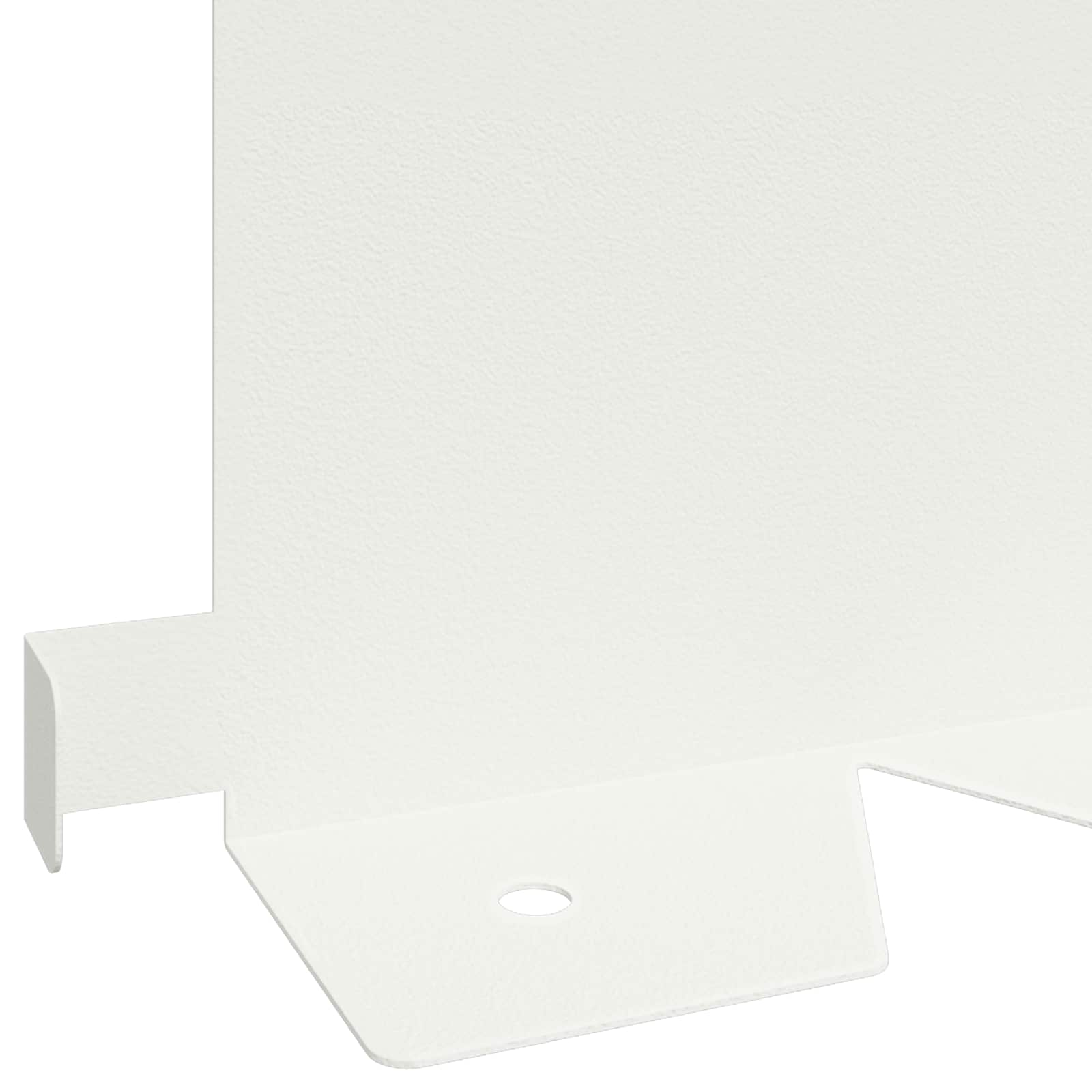 Vejo kraštas 30 pcs 102 x 15 x 4 cm Plienas Balta
